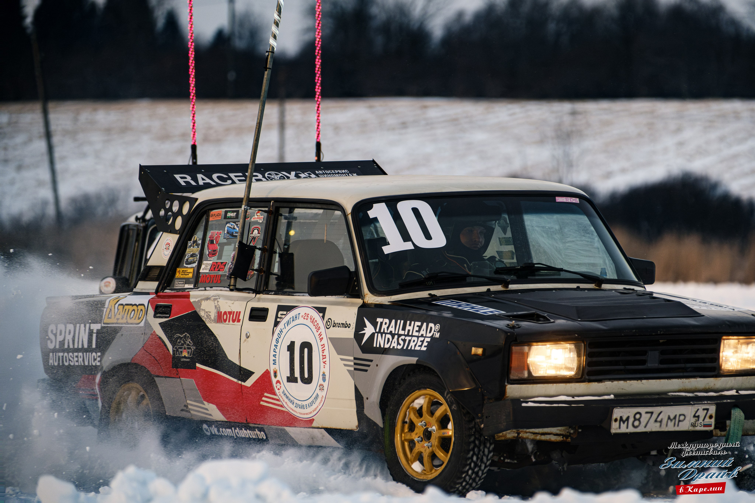 «Зимний Драйв в Карелии» Авто Марафон-гигант «25 часов на льду» Илона Накутис, Николай Грязин, джимхана, фотограф Антон Медведев, icoguar, Сортавала, Карелия
