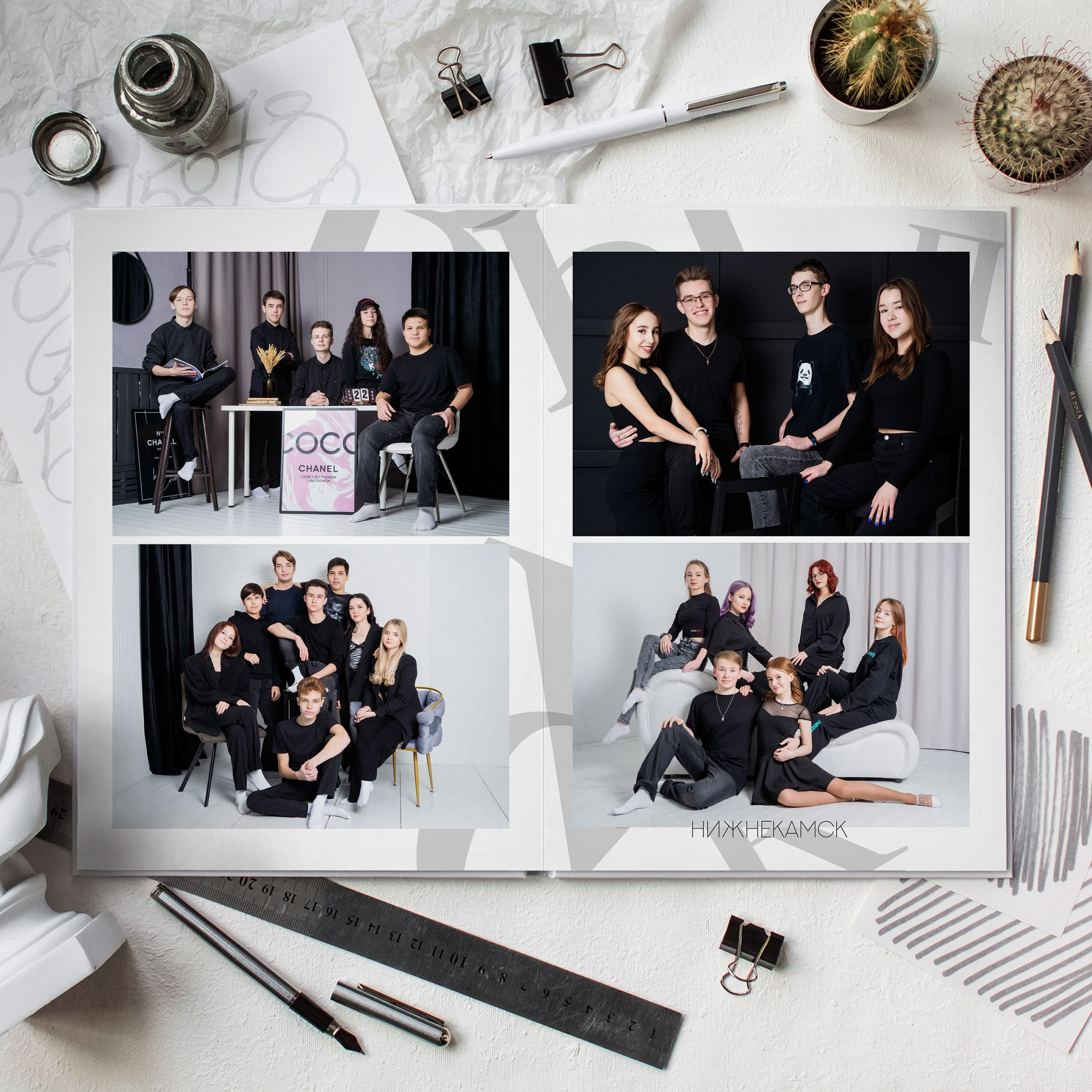 Стиль Цифры 2. Выпускные альбомы Нижнекамск Набережные Челны Фотостудия Небо