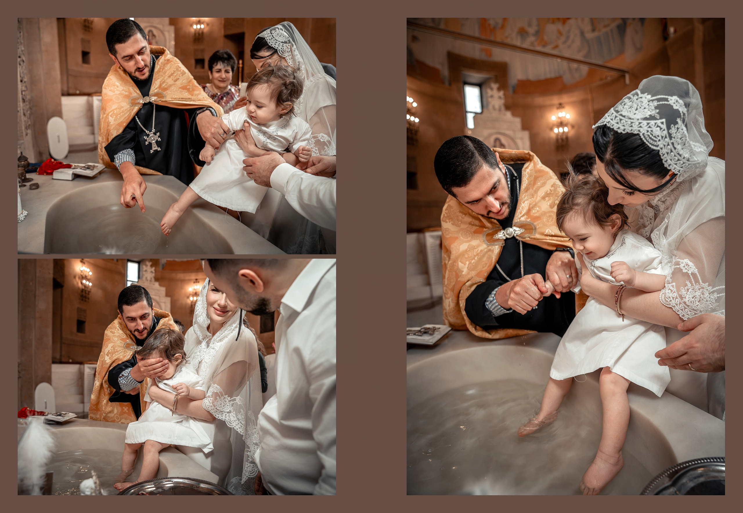 Крещение Рианы в Армянской Апостольской церкви в Москве