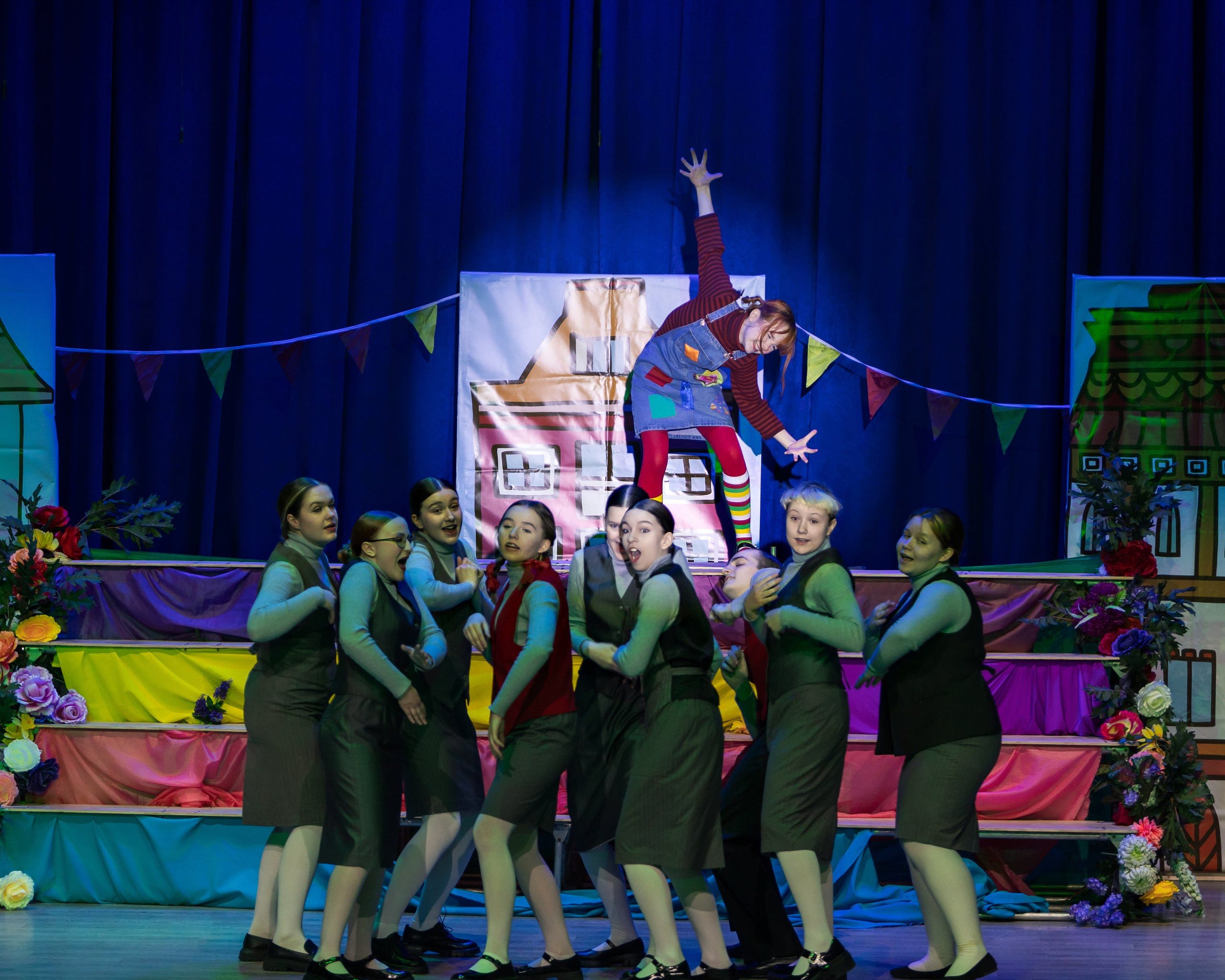 Мюзикл «Пеппи Длинныйчулок». Выпускные альбомы и школьный фотограф в Подольске, Троицке, Щербинке, Москве и Московской области