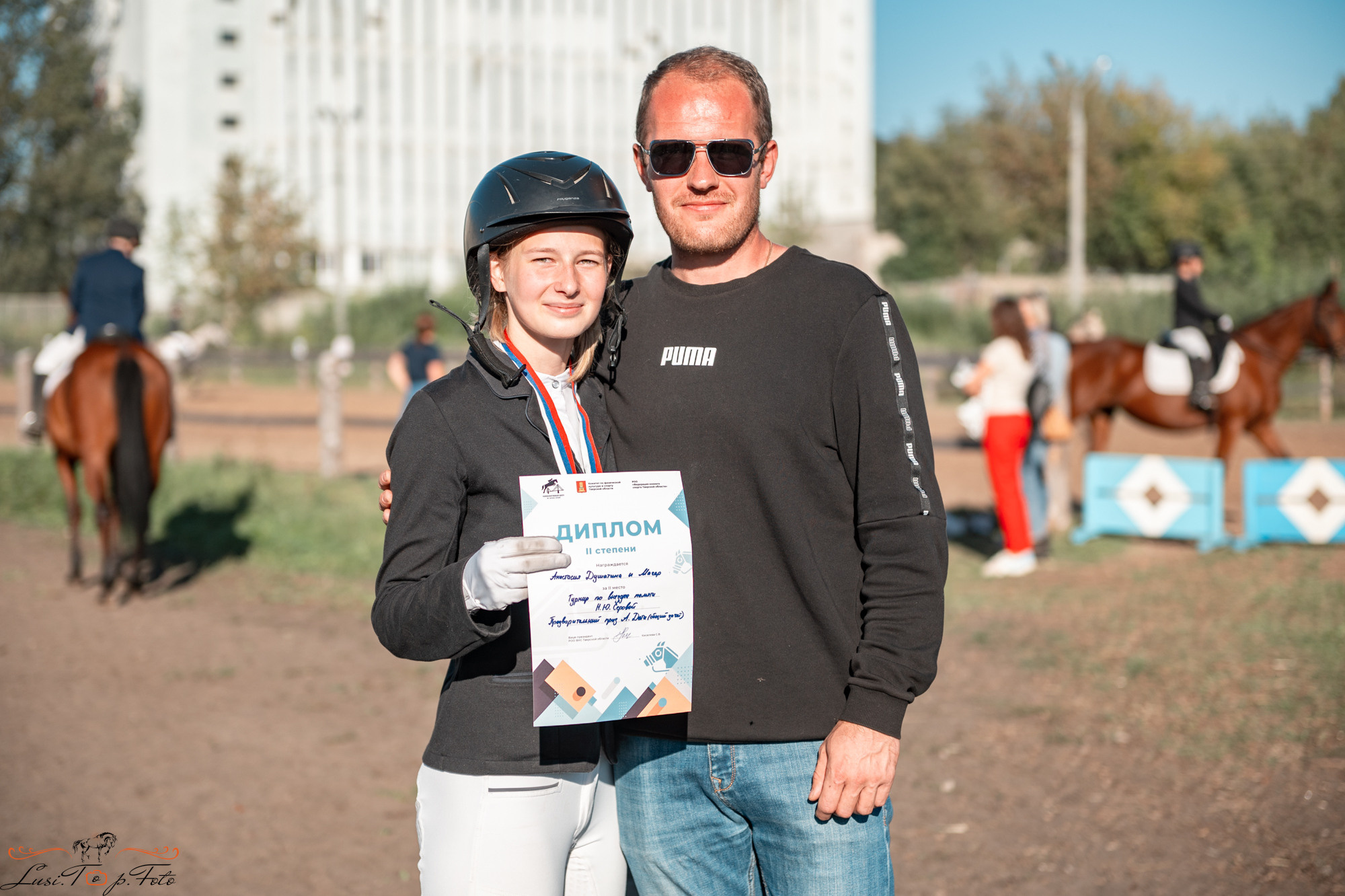 Чемпионат и Первенство Тверской области по выездке. Конный и фотограф с животными в Твери Топталова Люся