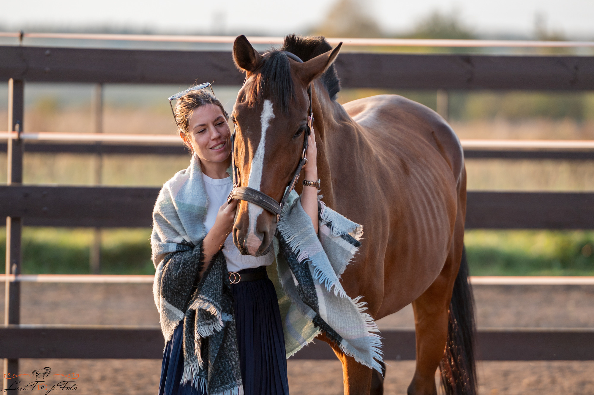 Осенний конкур в КК Резвая. Конный и фотограф с животными в Твери Топталова Люся