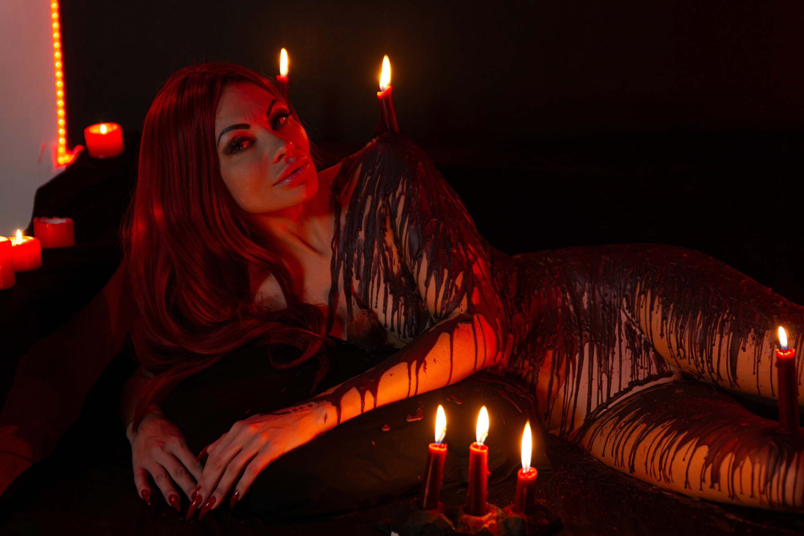 Восковая фотосессия. Фотограф Камчатка