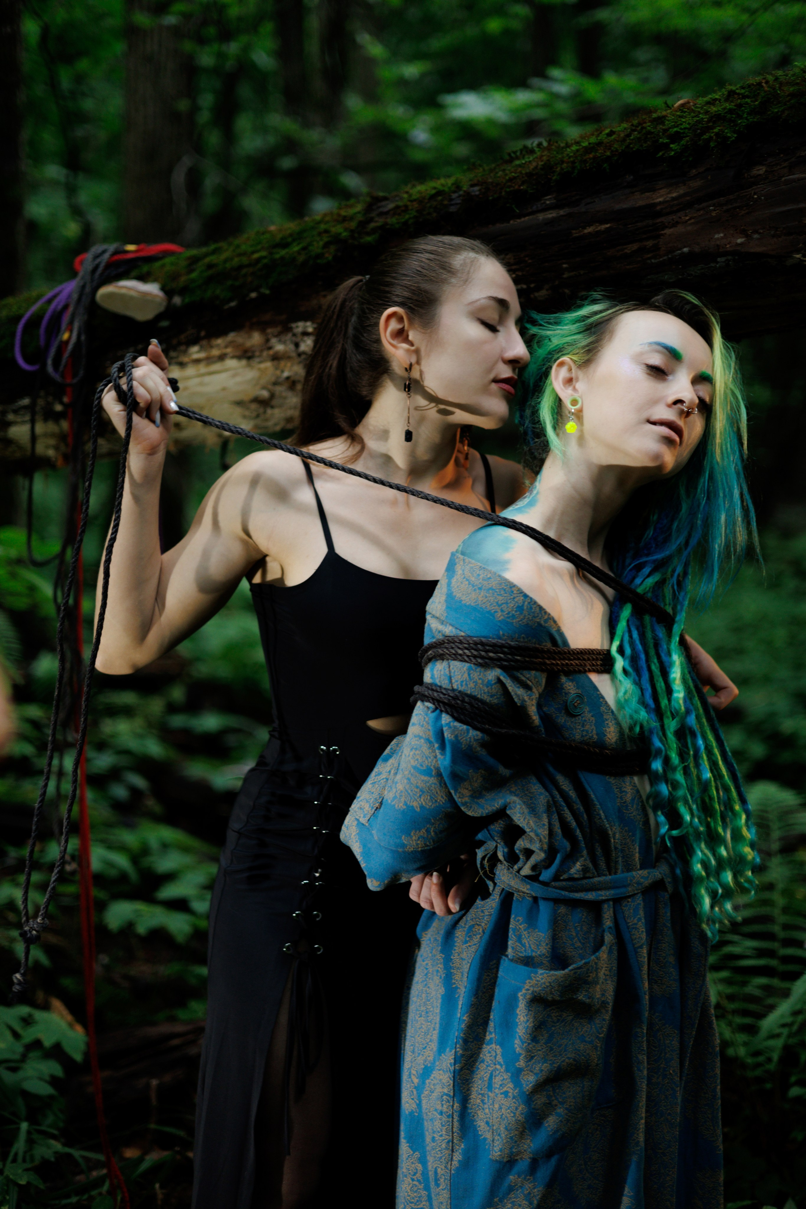 Индивидуальная портретная фотосессия в лесу