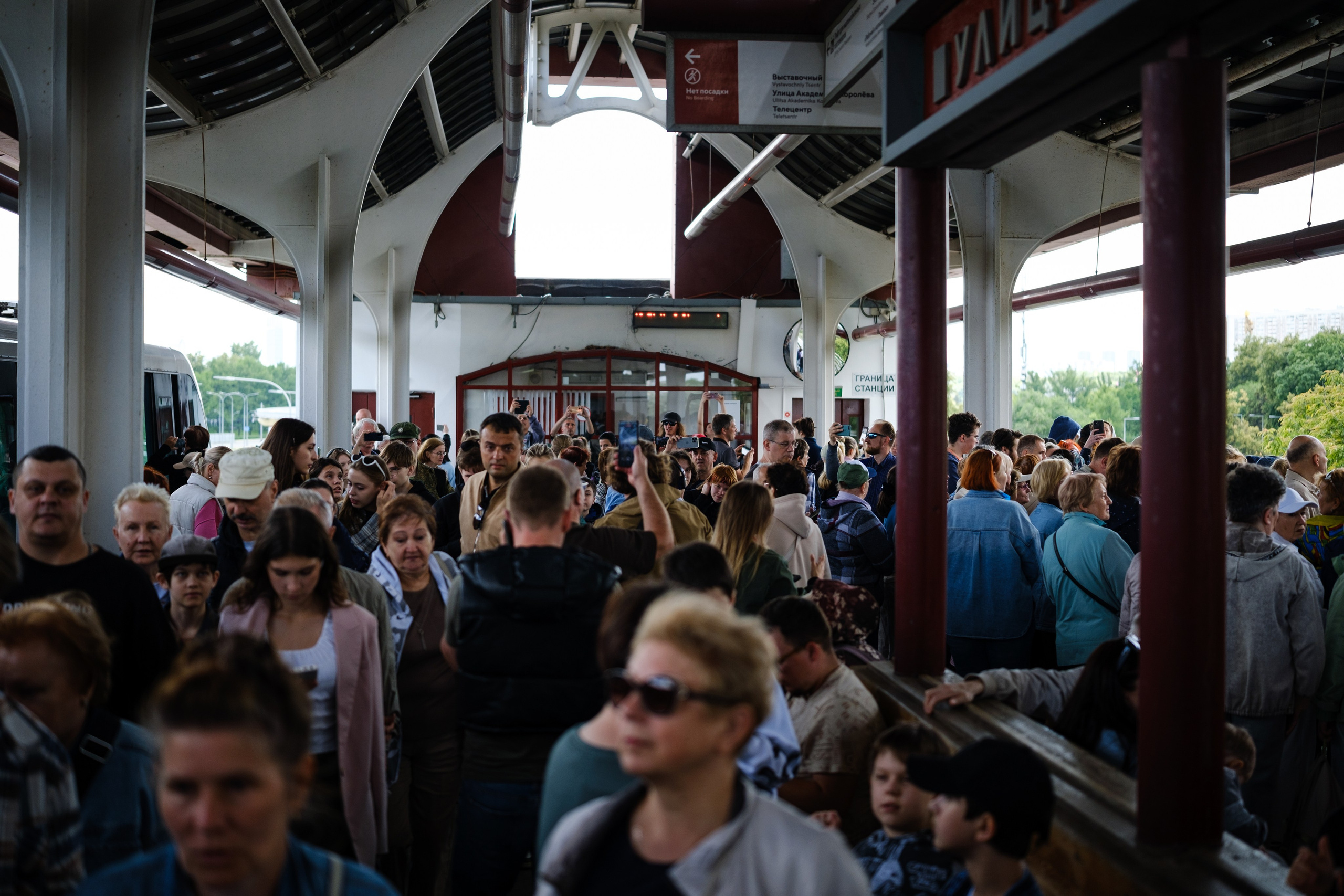 Московский монорельс. Сайт фотографа Дмитрия Батенёва
