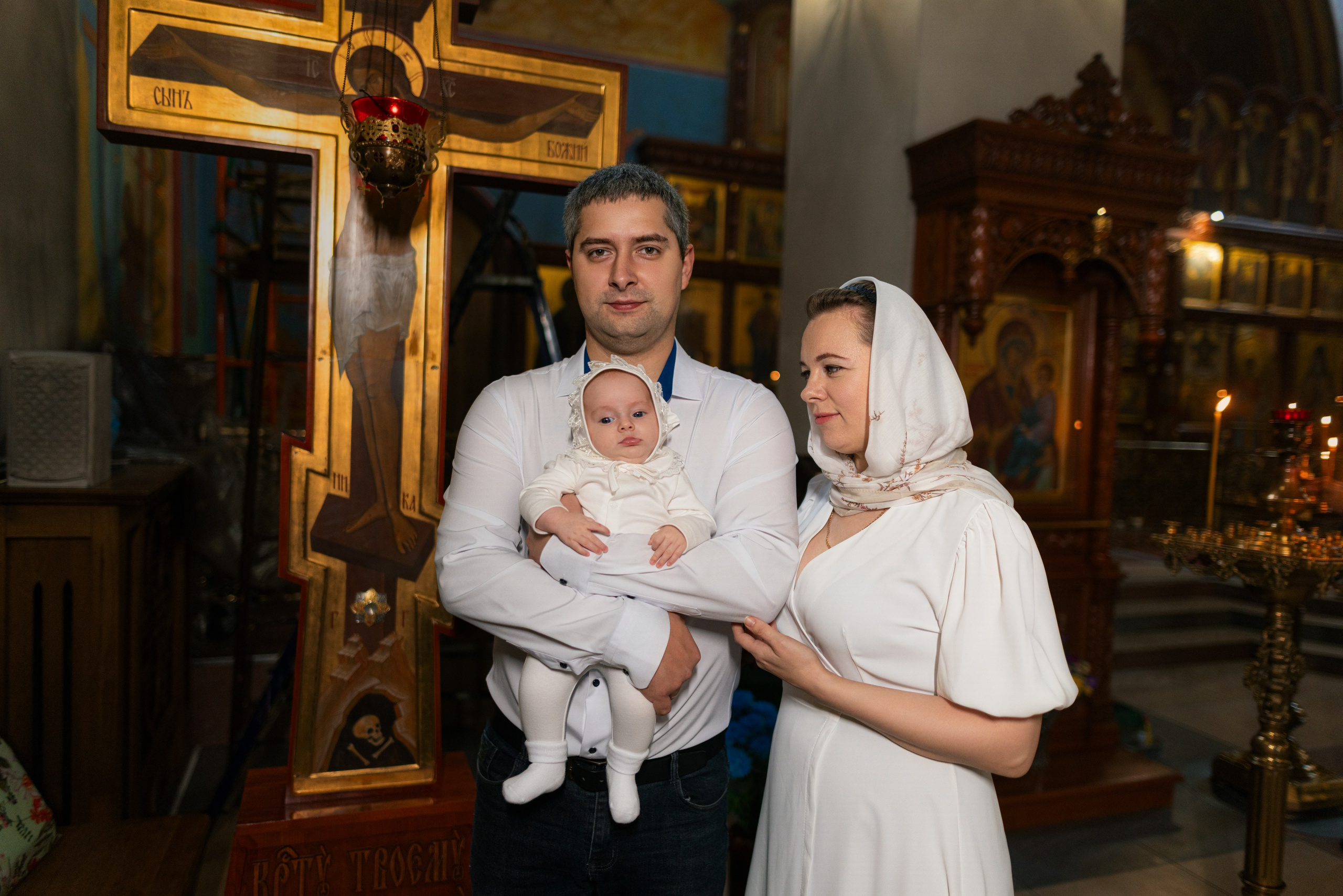 Крещение Алины. Дмитрий Шульгин, портретный фотограф в Воронеже