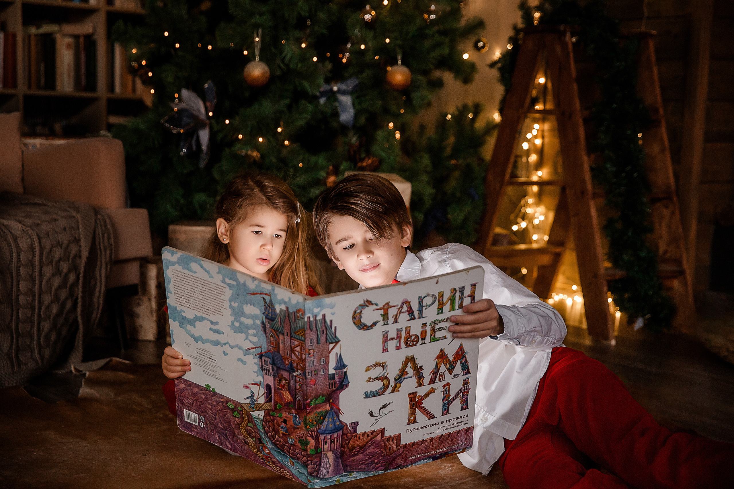 Новогодняя семейная фотосессия. Екатерина, Матиас, Элизабет. Семейный и детский фотограф в Москве Вера Ускова