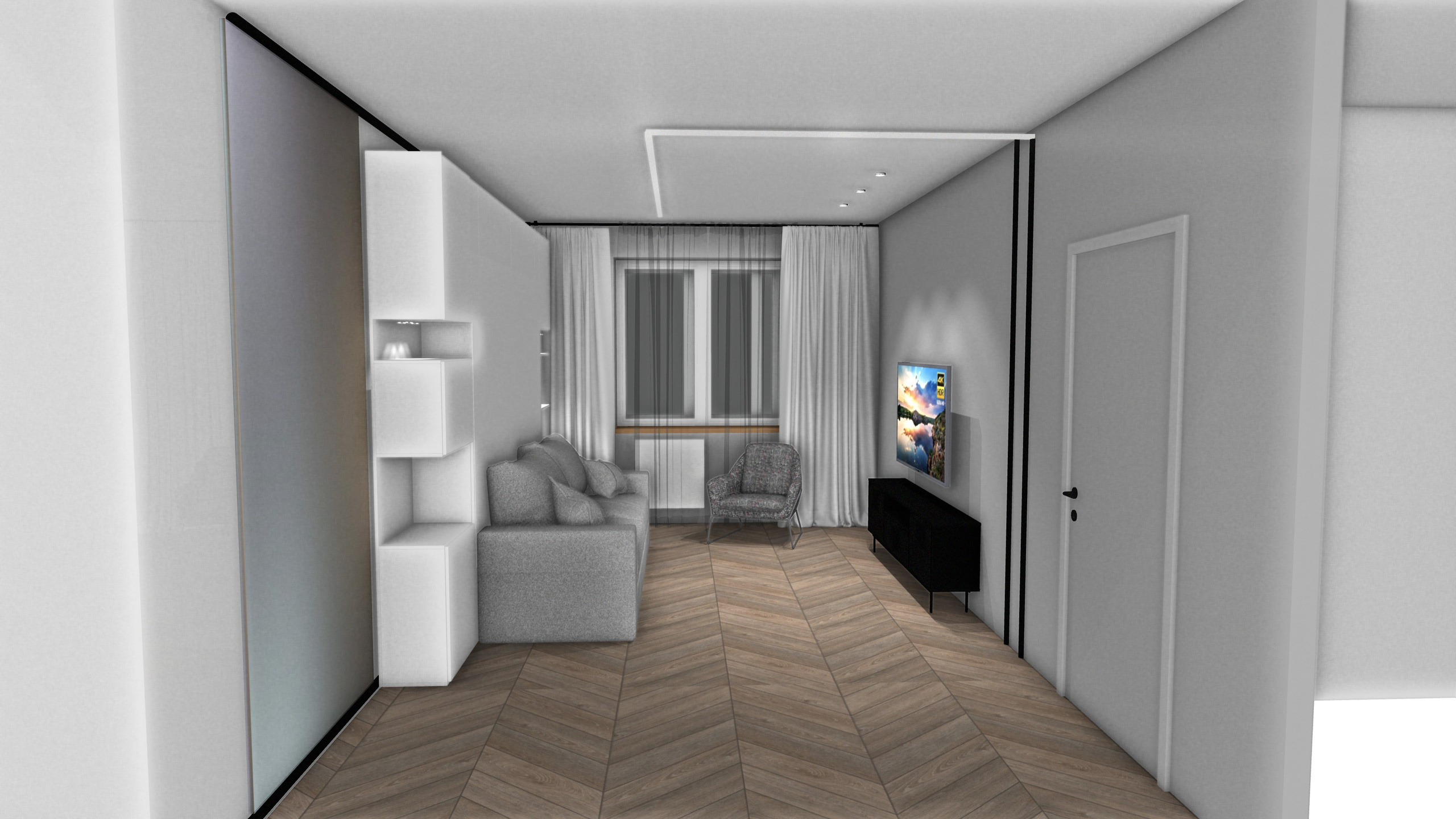Проспект Славы Коллажи квартиры 35 м². Наталья Наследова