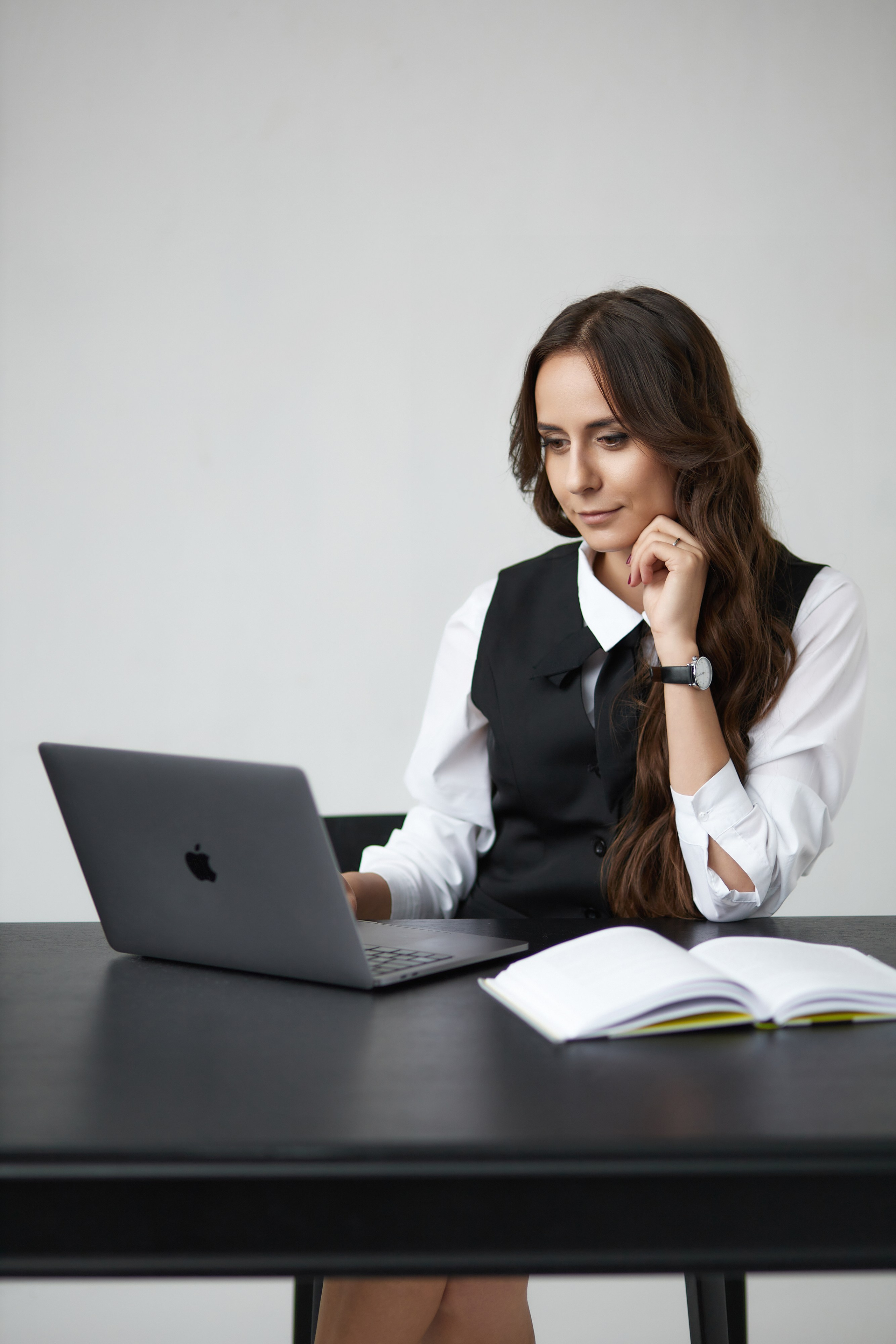 Фотосессия за работой