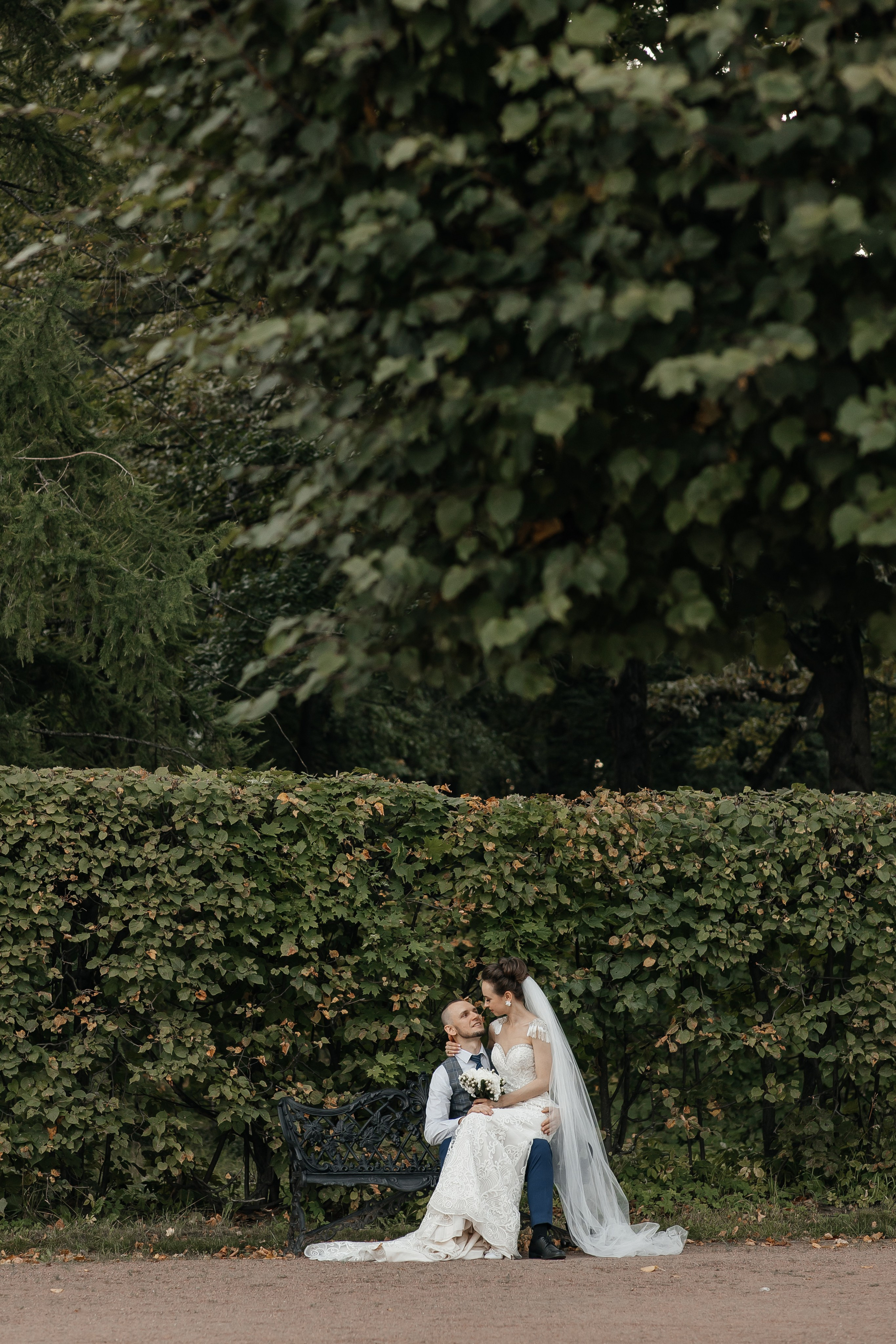 Свадебная фотосессия в усадьбе Кусково