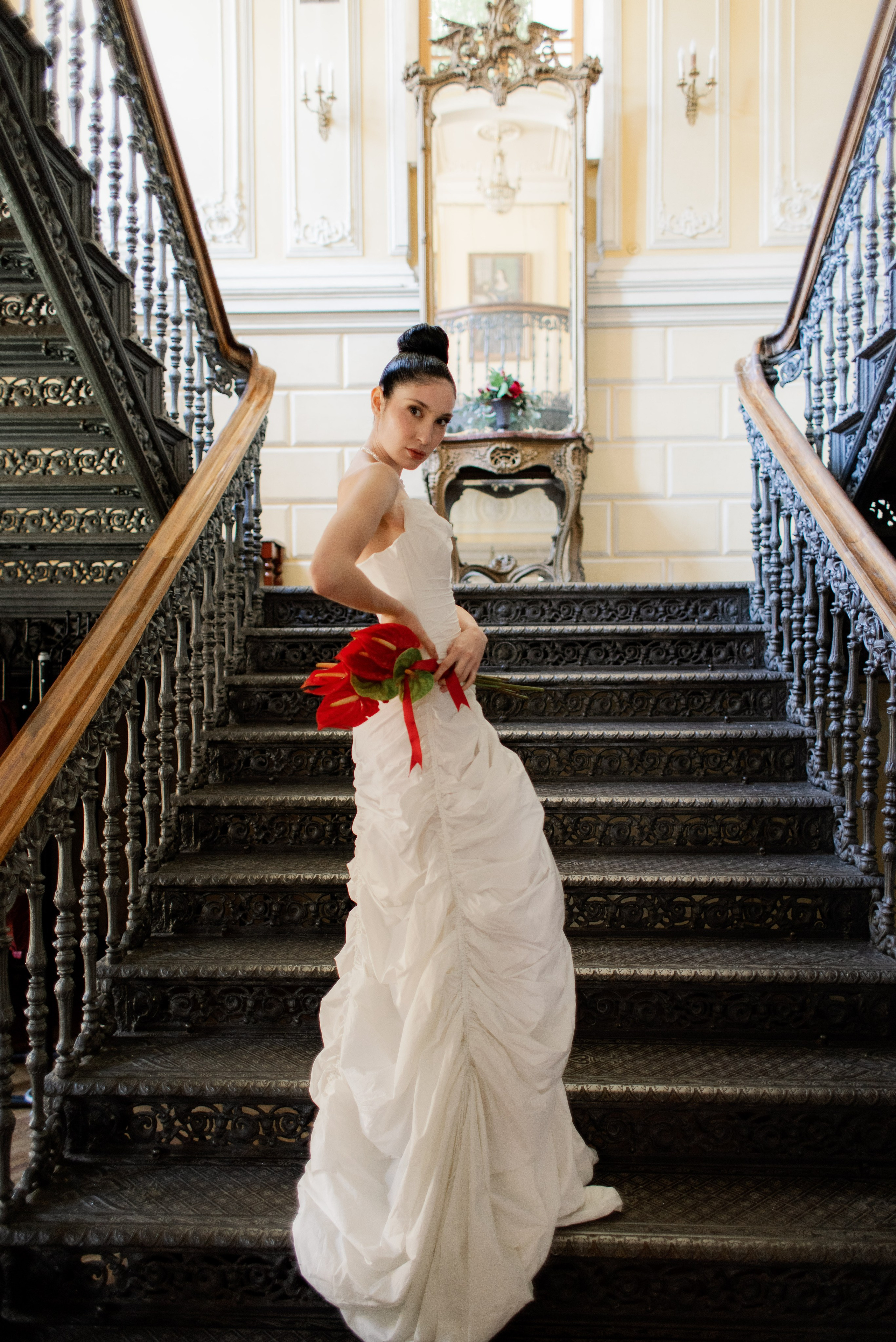 Свадебная церемония, фотосессия в библиотека-читальни А.С. Пушкина