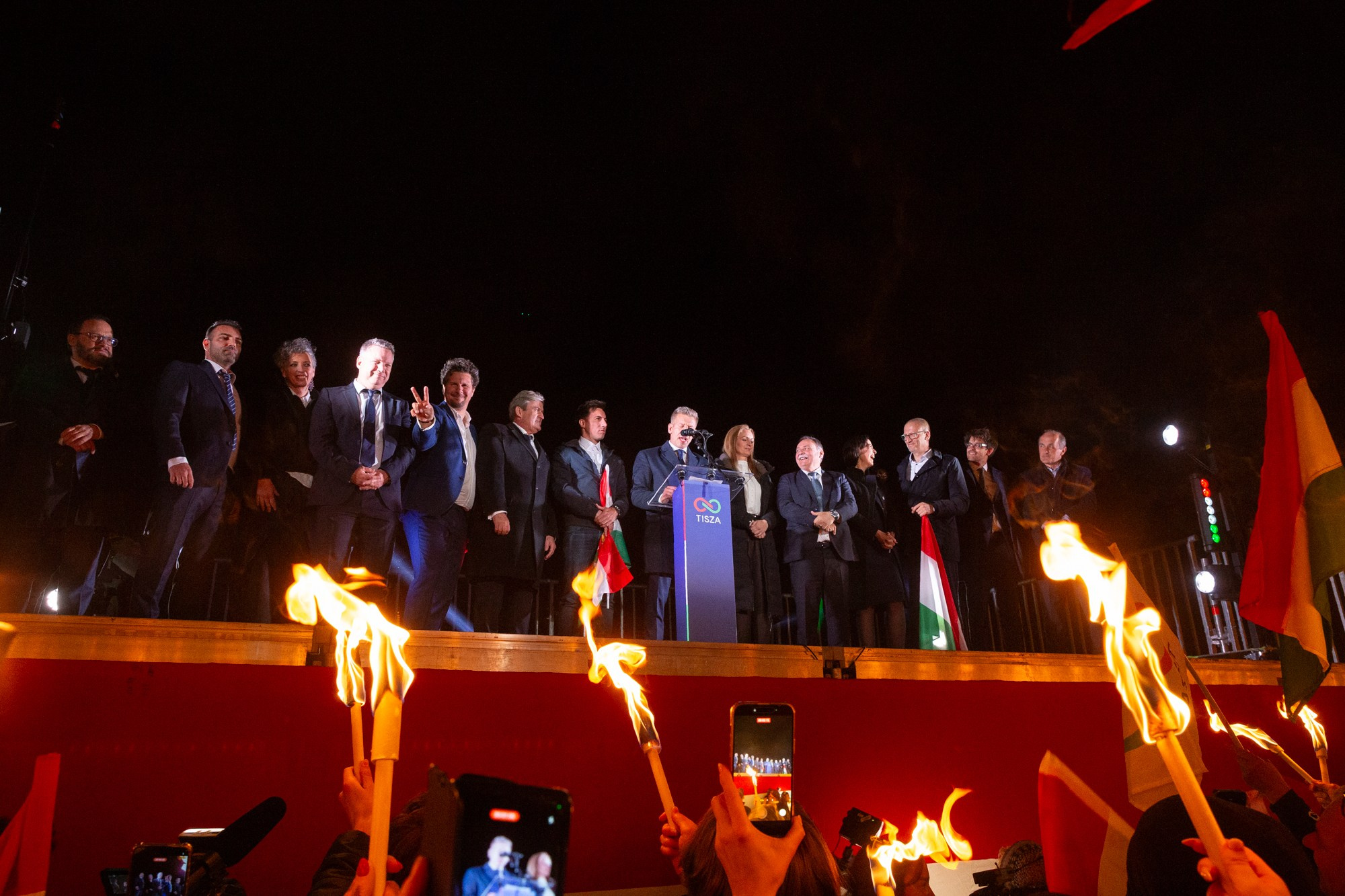 TISZA Victory Night, Hungary 2026. Photographer in Budapest — Yura Knyazev