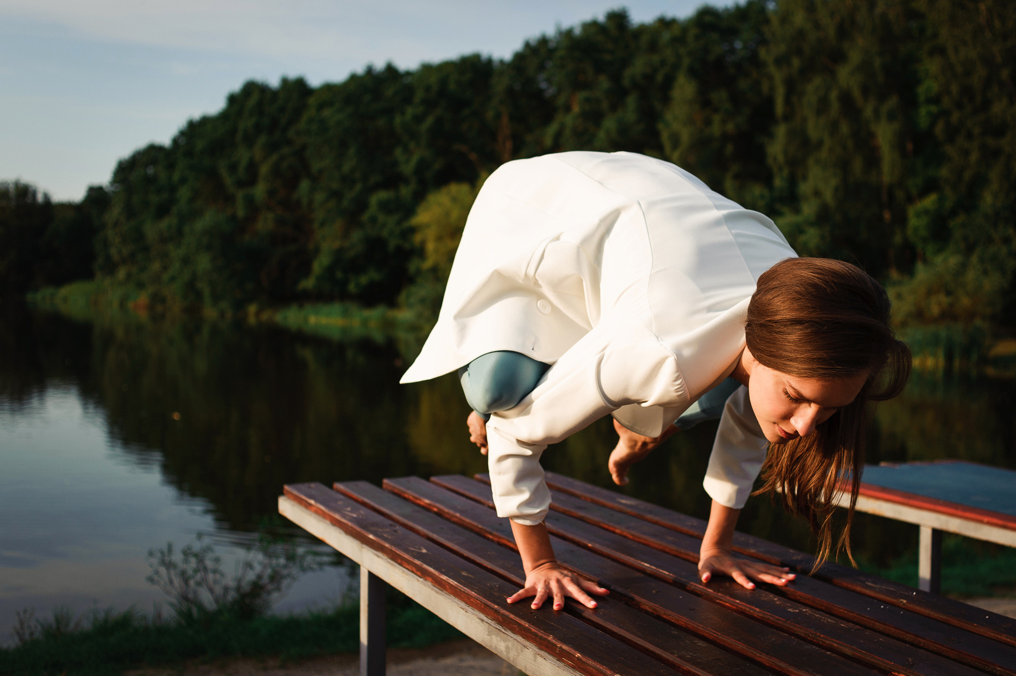 Утренняя йога-фотосессия для Эльвиры. Семейный и женский фотограф Красноярск Екатерина Пусенкова