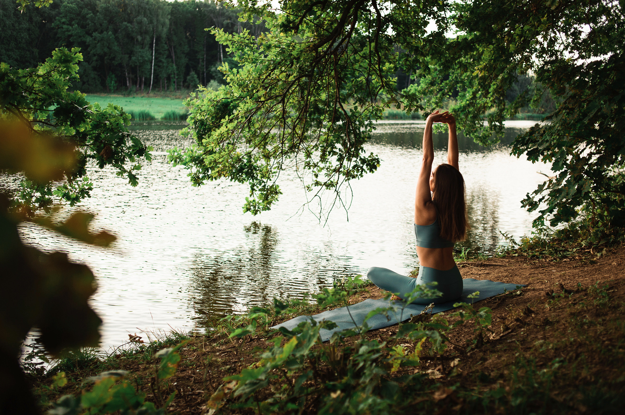 Утренняя йога-фотосессия для Эльвиры. Семейный и женский фотограф Красноярск Екатерина Пусенкова