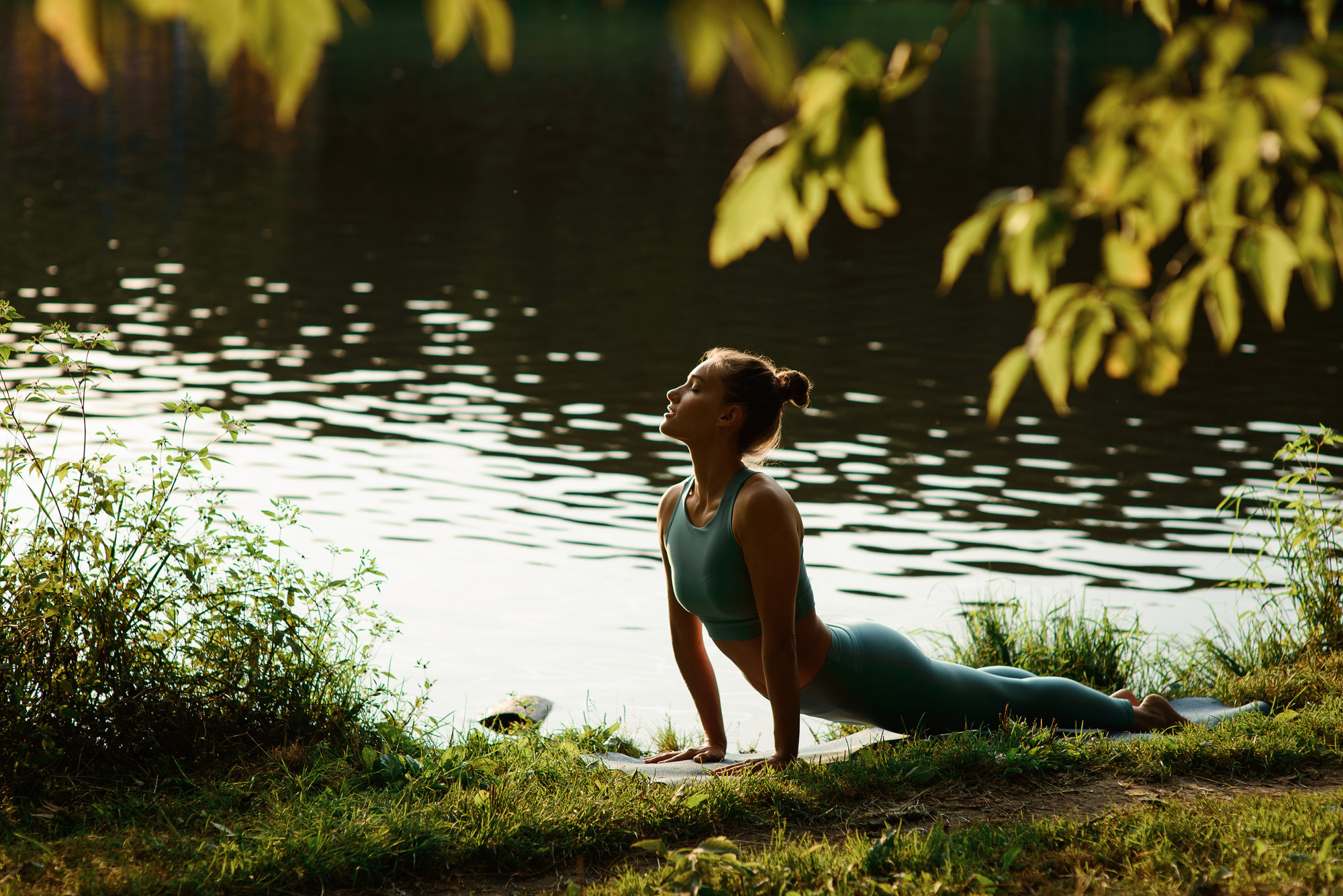 Утренняя йога-фотосессия для Эльвиры. Семейный и женский фотограф Красноярск Екатерина Пусенкова