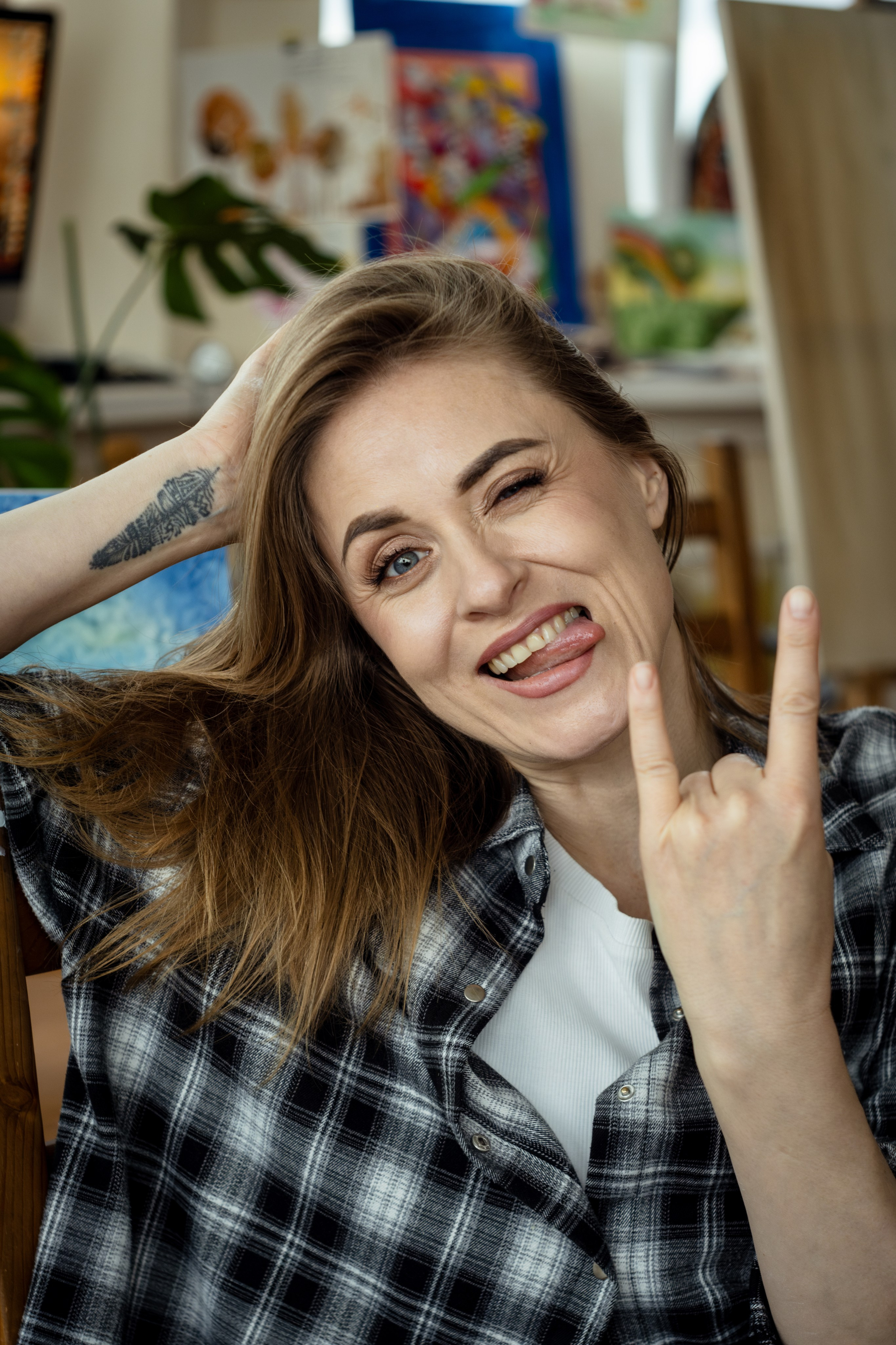 Контент для художницы Лены Кураш. Фотограф и видеограф Анна Жагорина