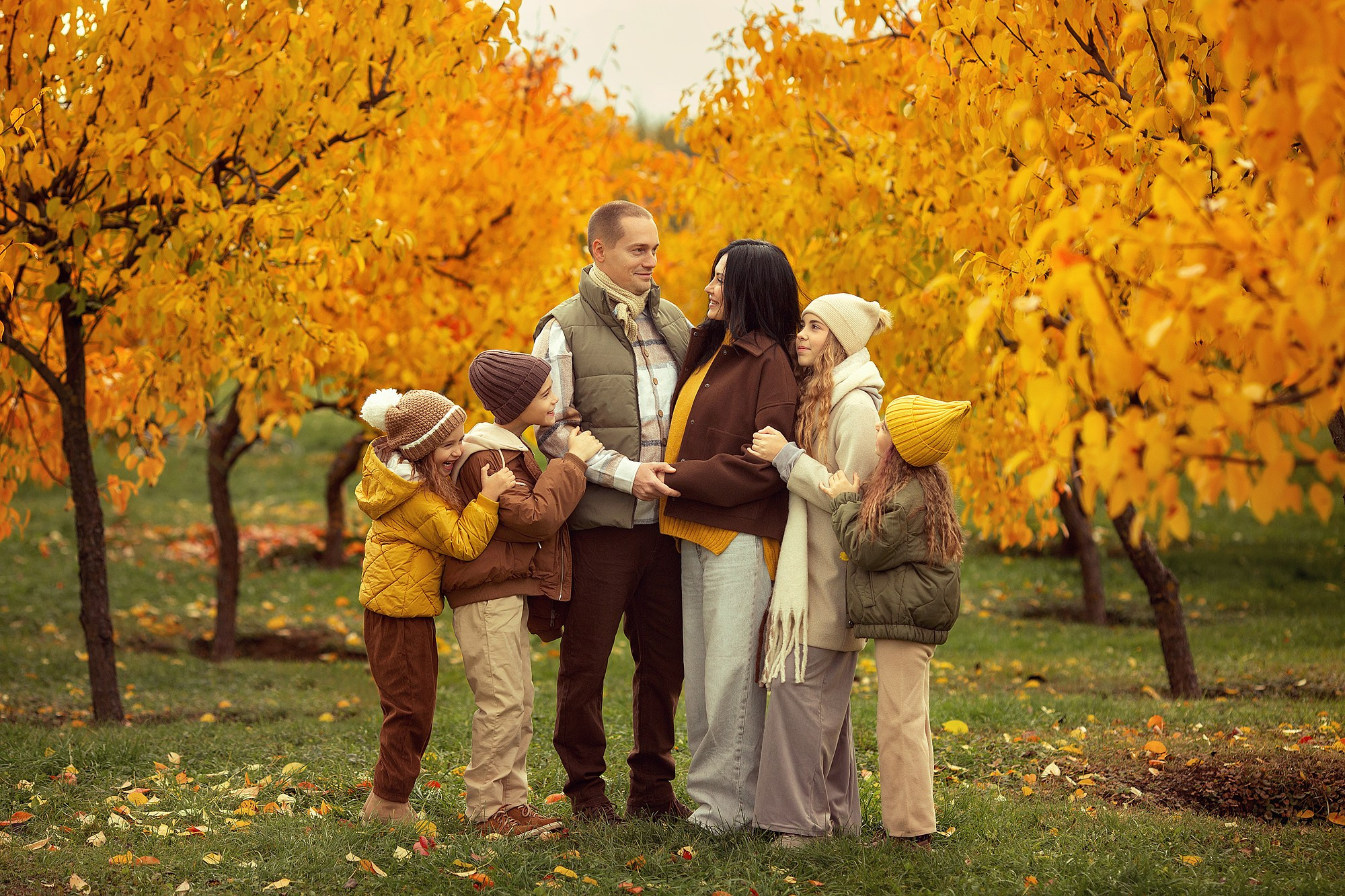 Самая настоящая осенне-золотая семейная съемка. Tatyana Nadezhdina Family photographer
