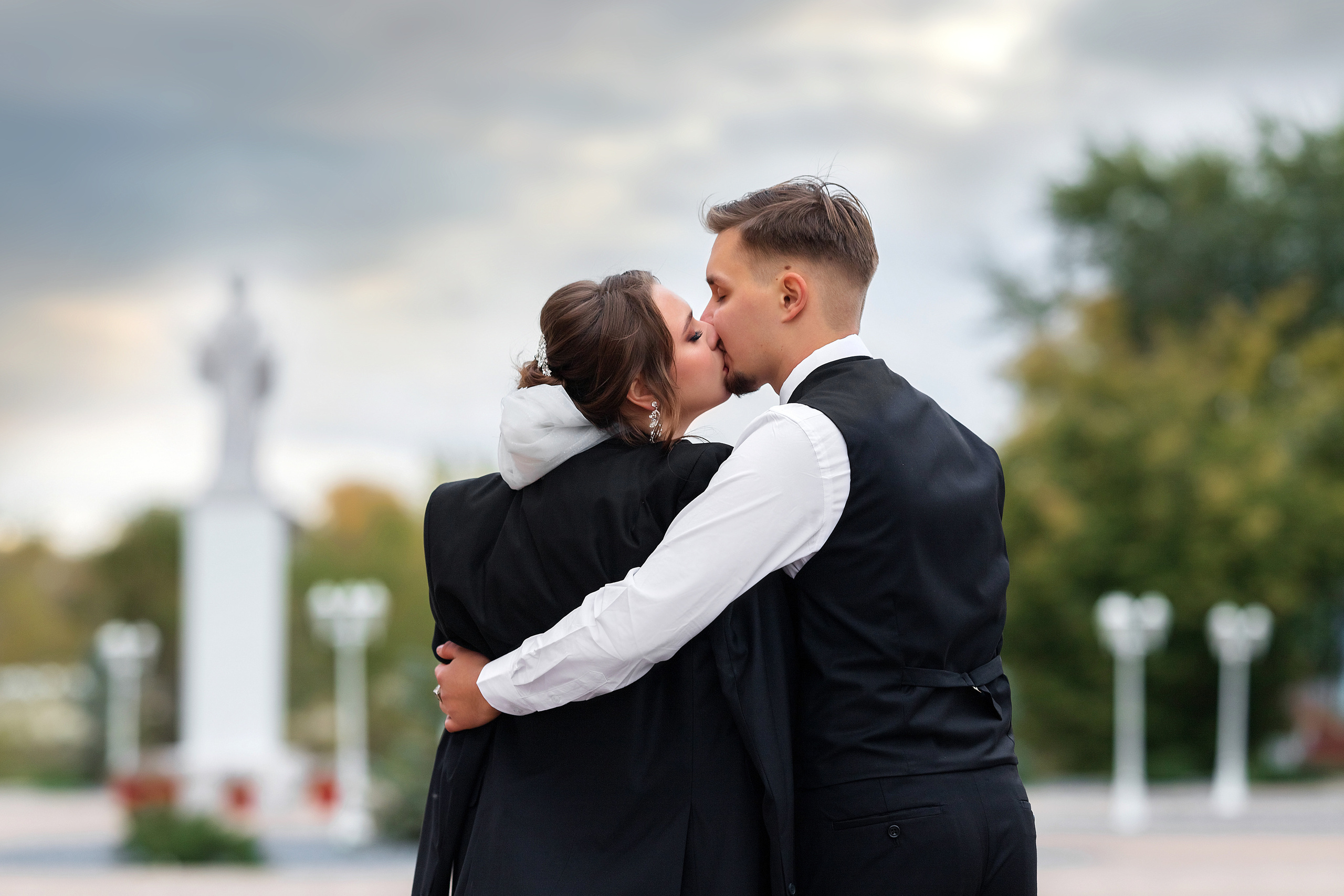 Красивая осенняя прогулка Ирины и Владимира. Фотограф в Самарской области Елизавета Чагеева