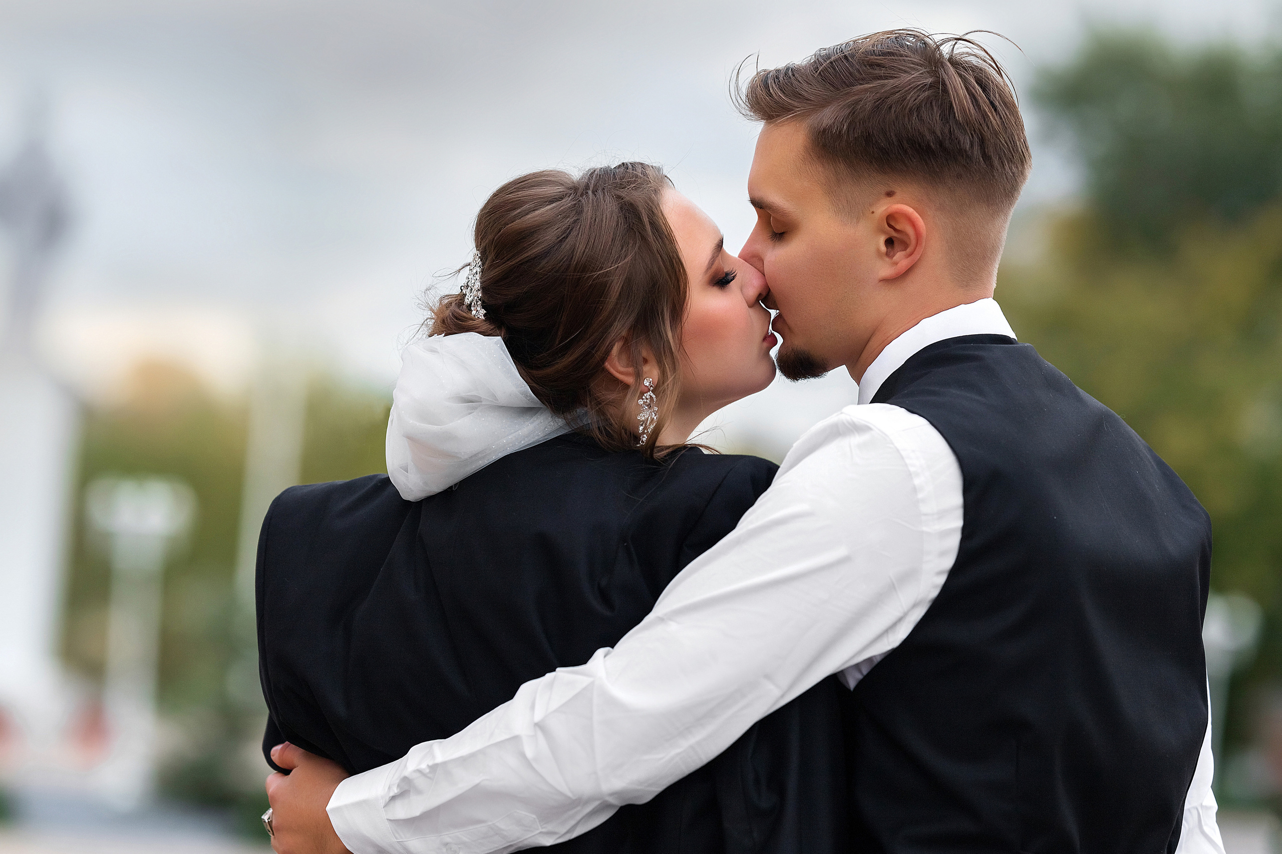 Красивая осенняя прогулка Ирины и Владимира. Фотограф в Самарской области Елизавета Чагеева