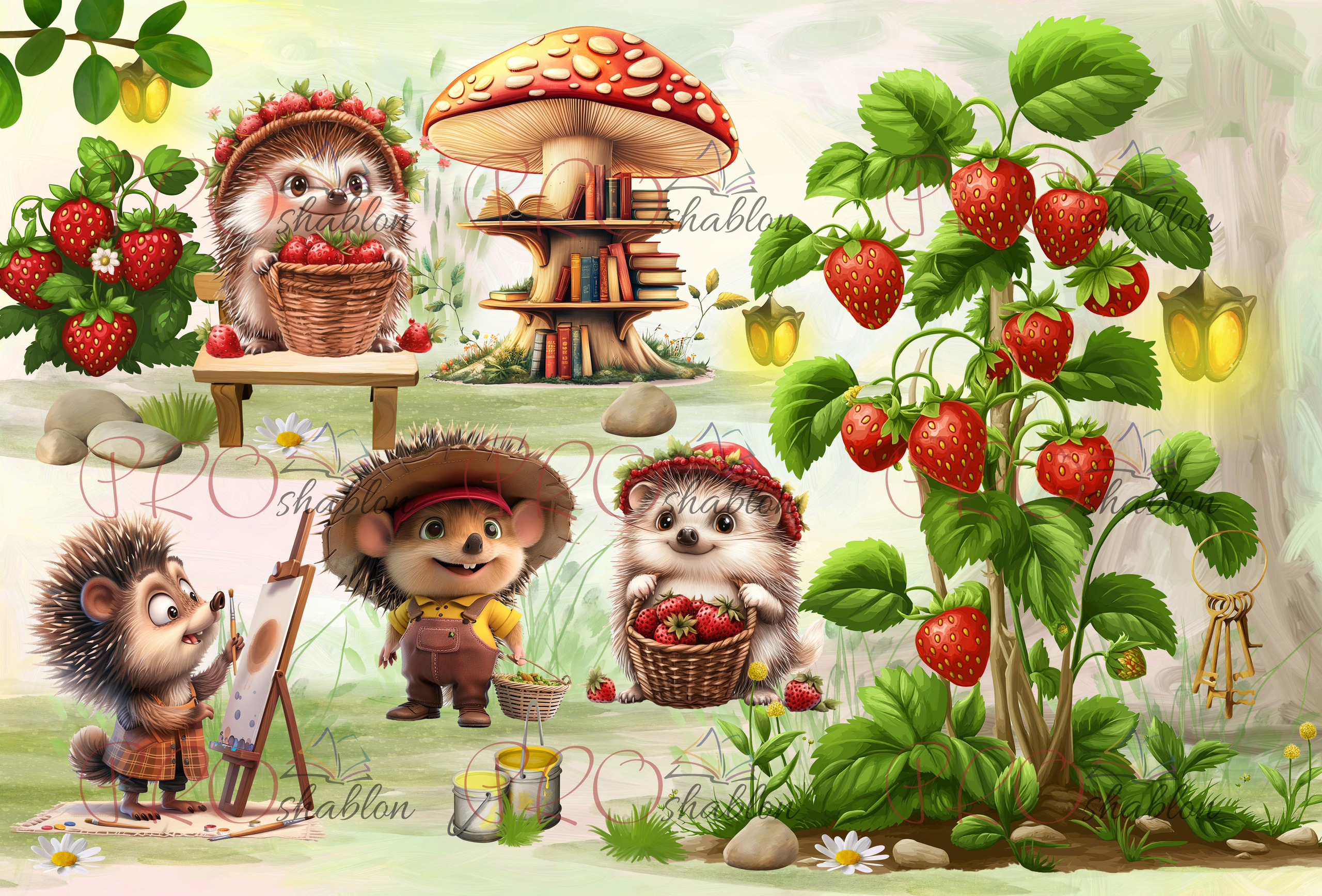 Дизайн «Ежики». Шаблоны и дизайны выпускных альбомов и фотокниг