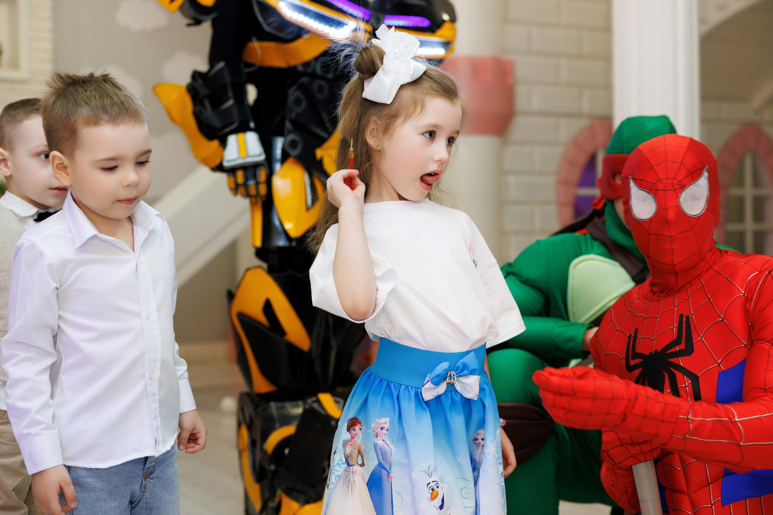 Детский день рождения в студии «Ромашка» в Оренбурге — Трансформеры