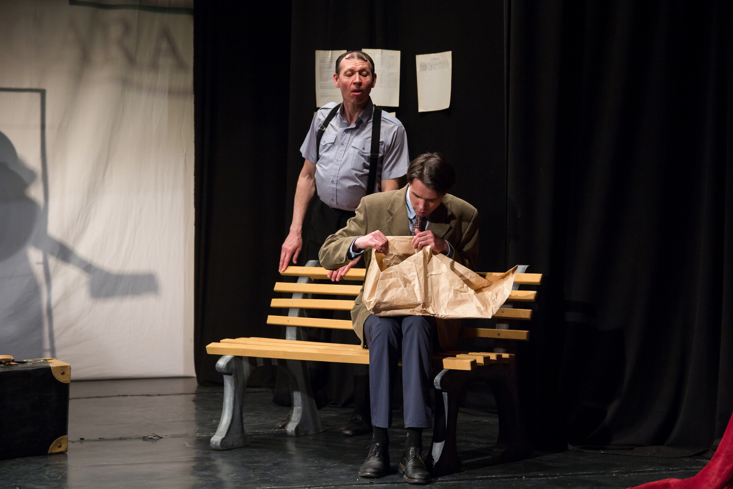 «Безымянная звезда» спектакль, режиссёр - В.Сабельфельд, театр "Палитра", Дом Шрёдера