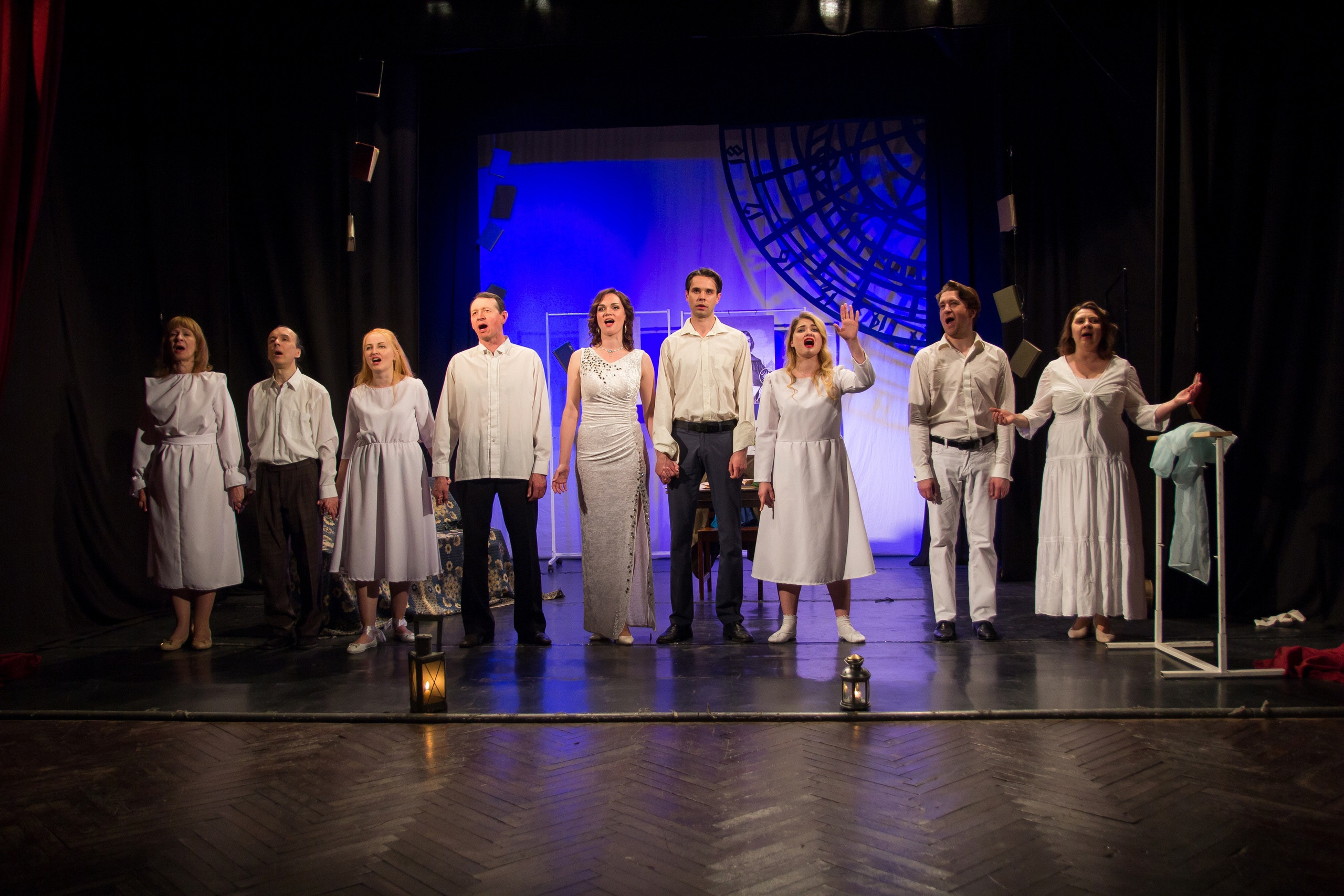 «Безымянная звезда» спектакль, режиссёр - В.Сабельфельд, театр "Палитра", Дом Шрёдера