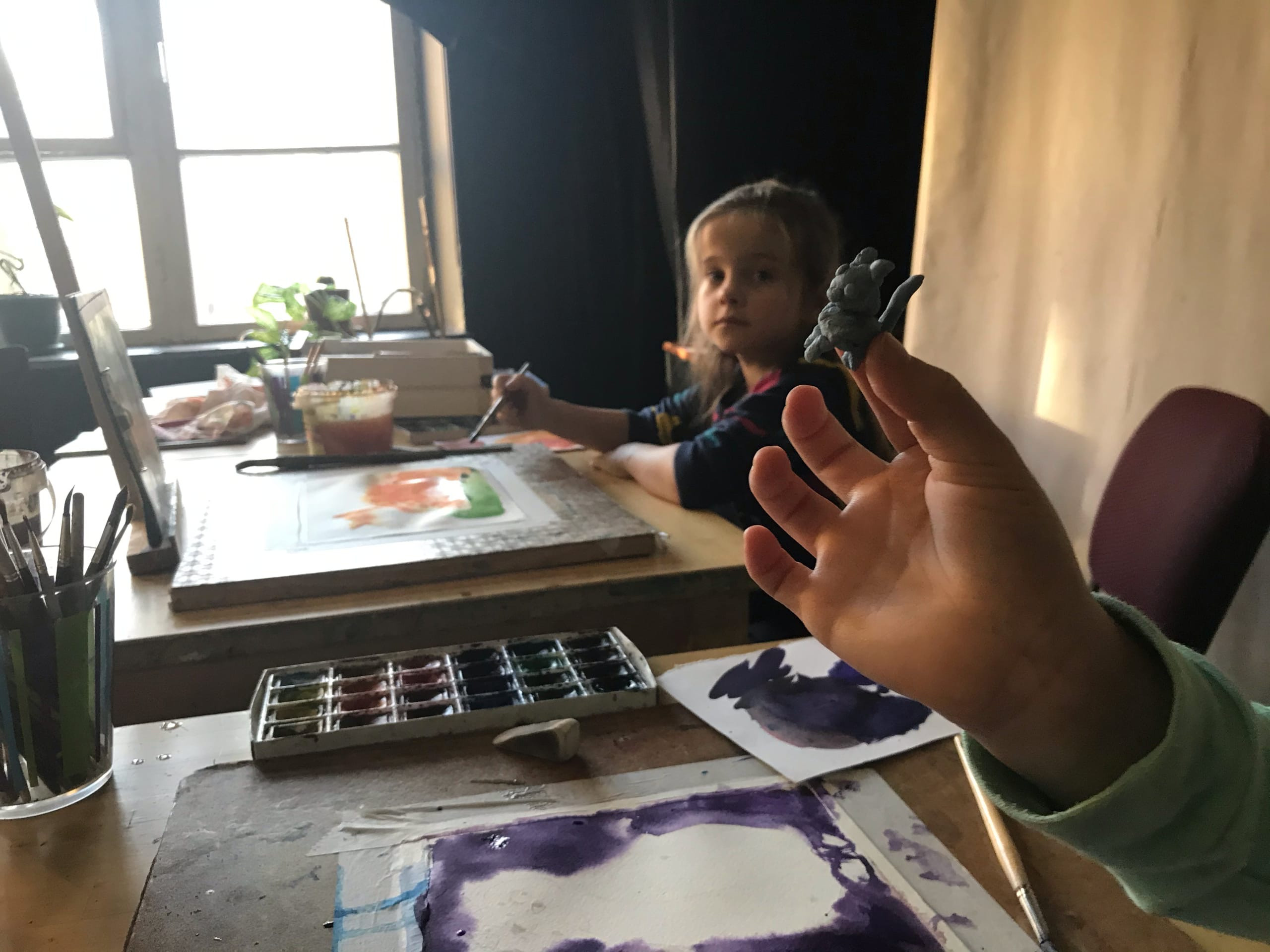 Художественная студия, руководитель — Оксана Гапошина. Дом Шрёдера