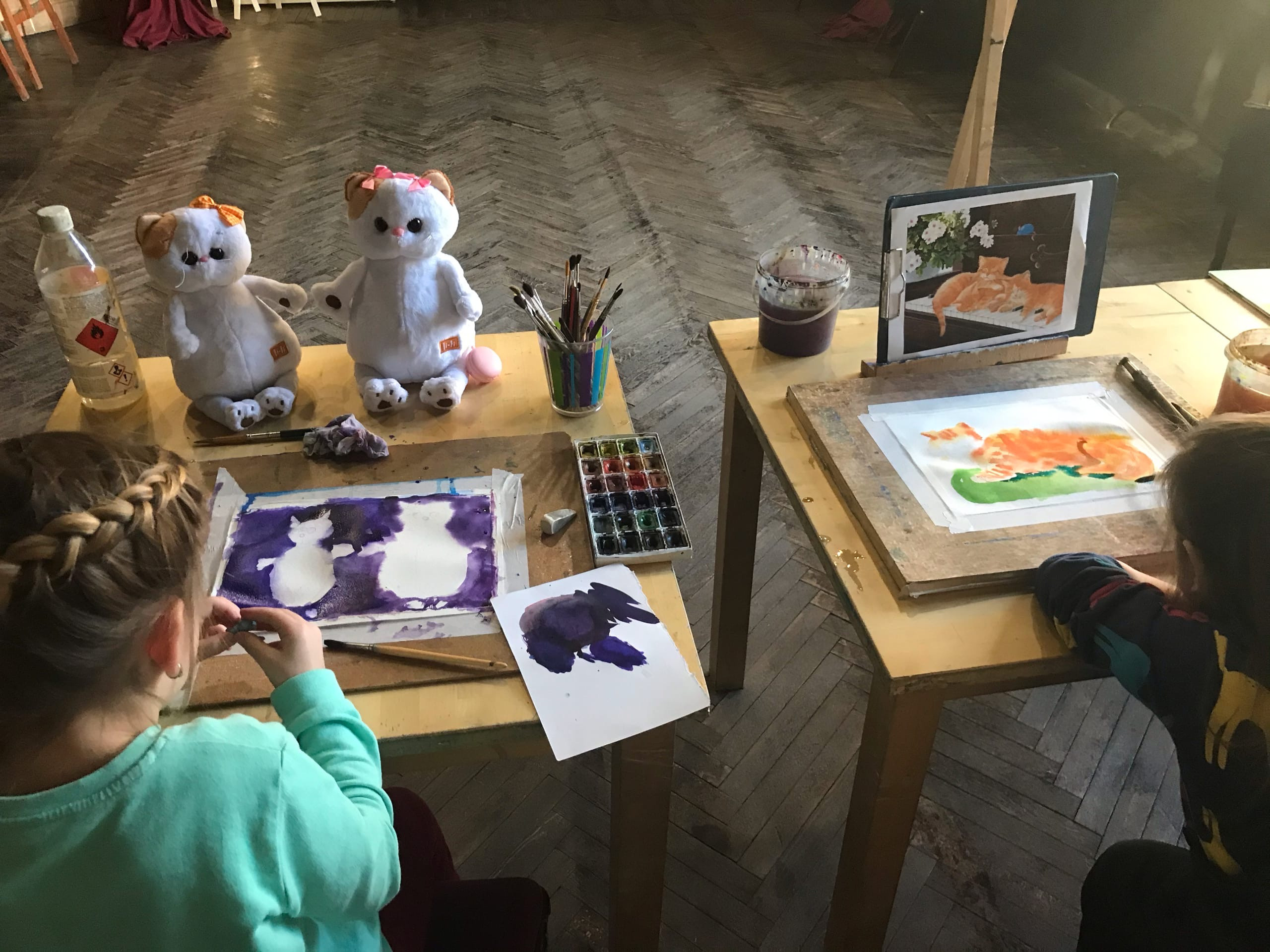 Художественная студия, руководитель — Оксана Гапошина. Дом Шрёдера