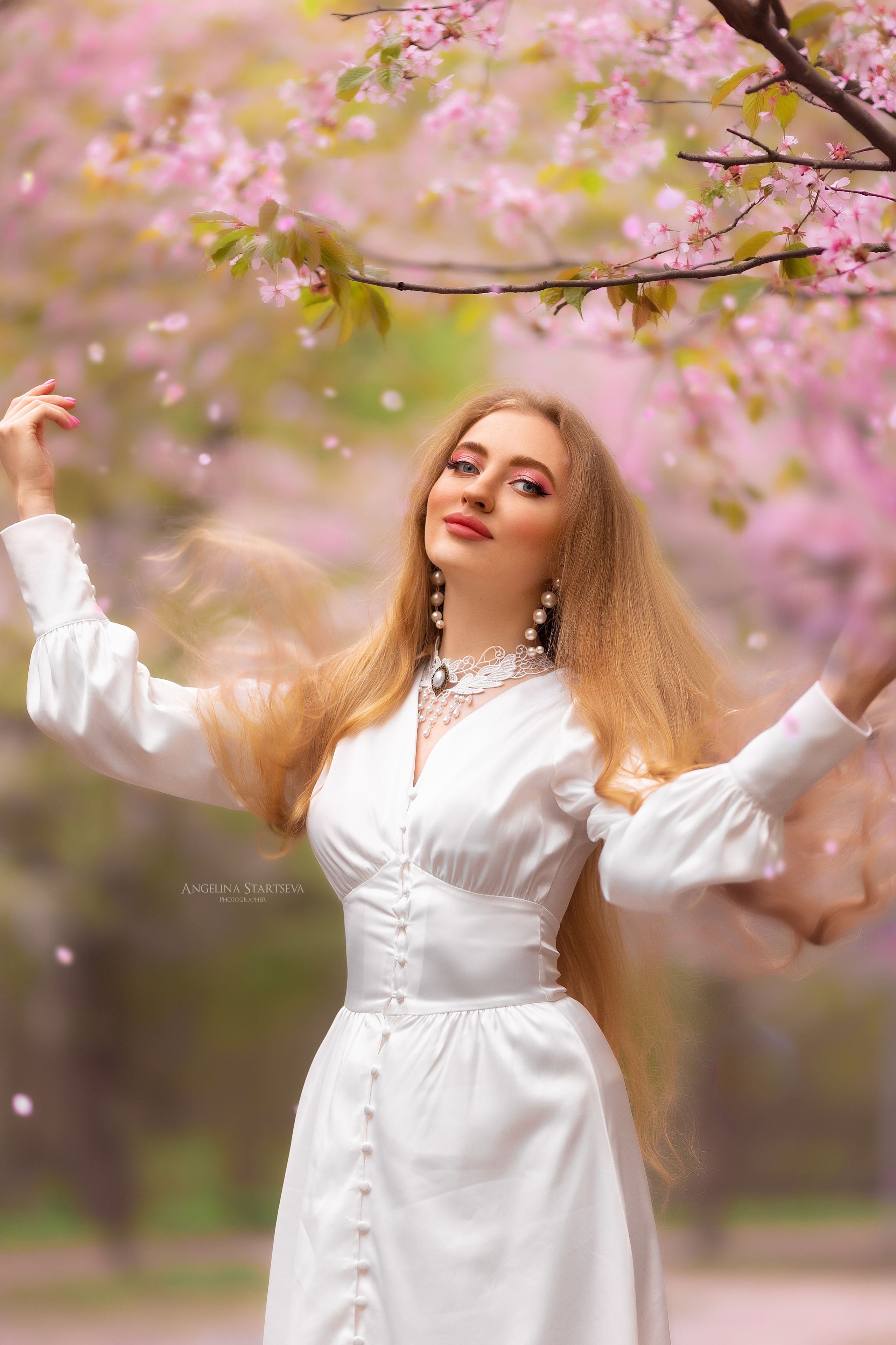 фотосессия в сакуре москва