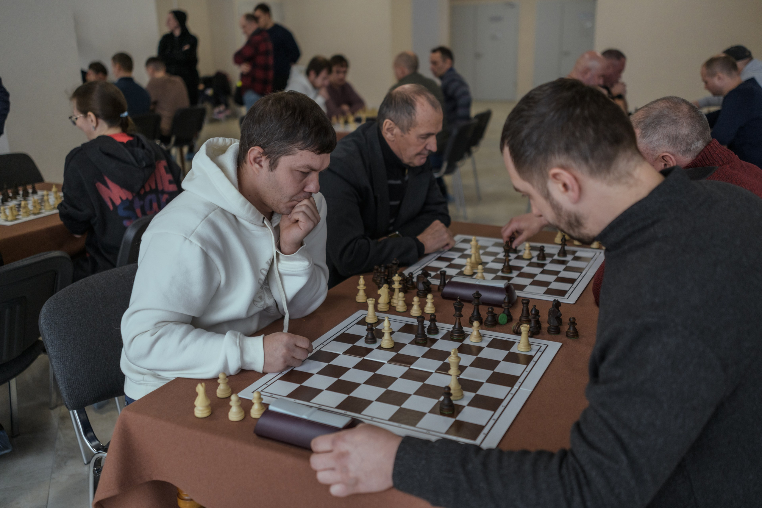 Первенство ОАО «Мозырский НПЗ» по шахматам. Репортажный фотограф Владимир Беляй
