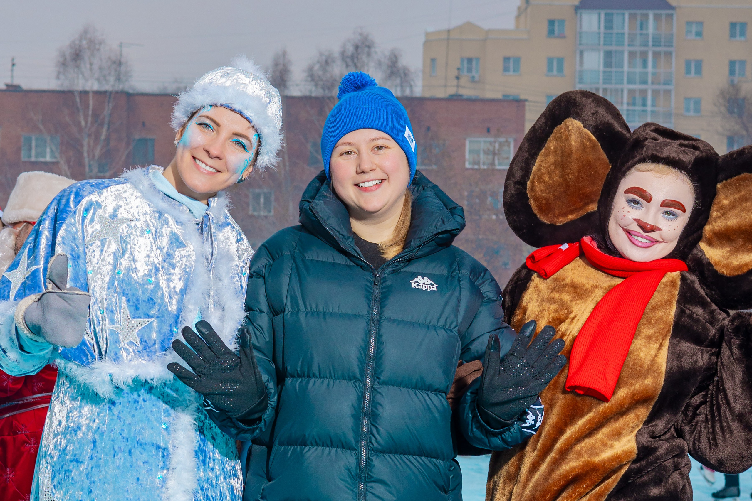 Открытие катка в СОШ 37. Фотограф Князев Сергей