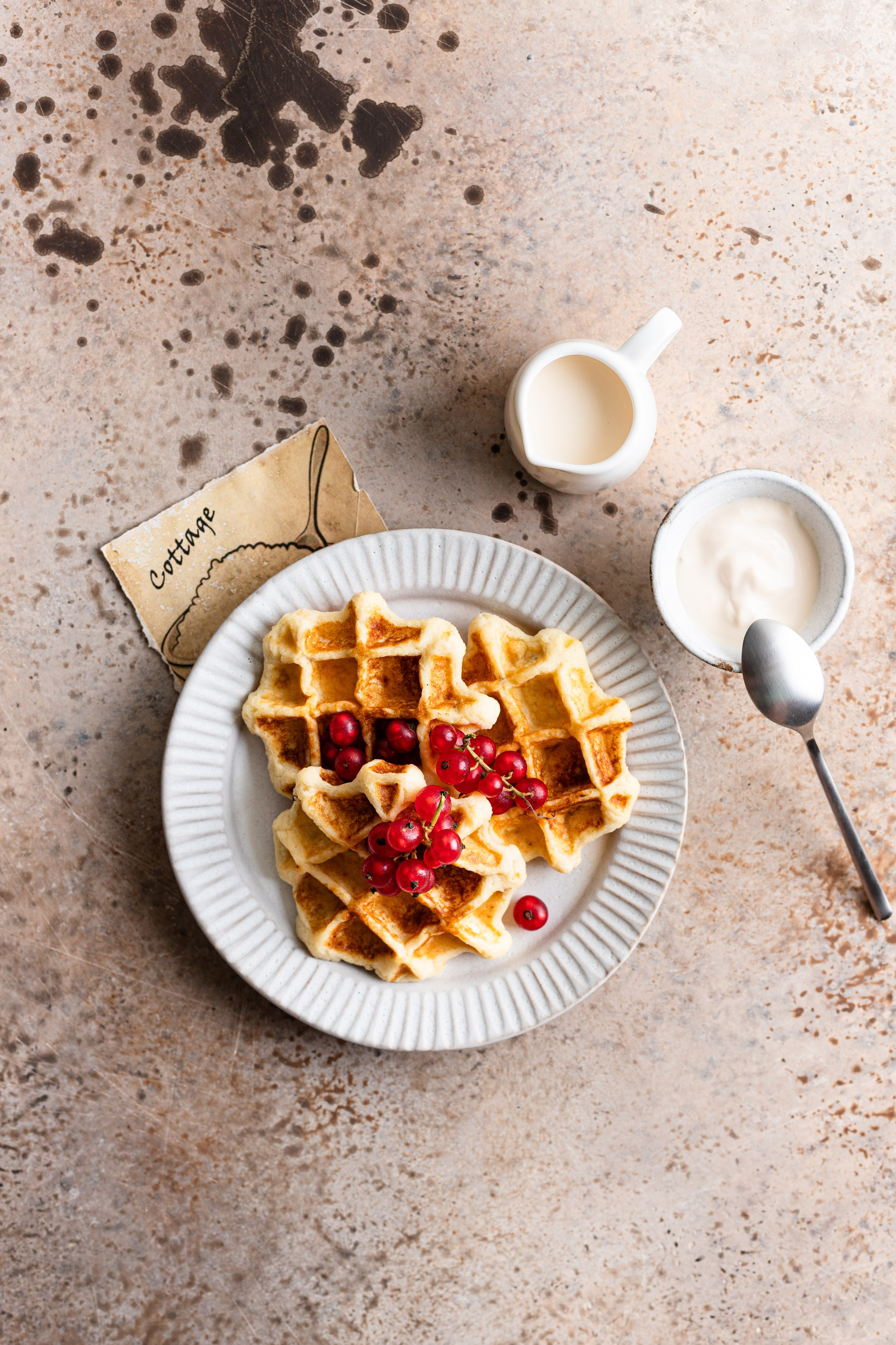 Творожно-банановые вафли. Фуд-фотограф, фуд-блогер Москва — Анна Новикова