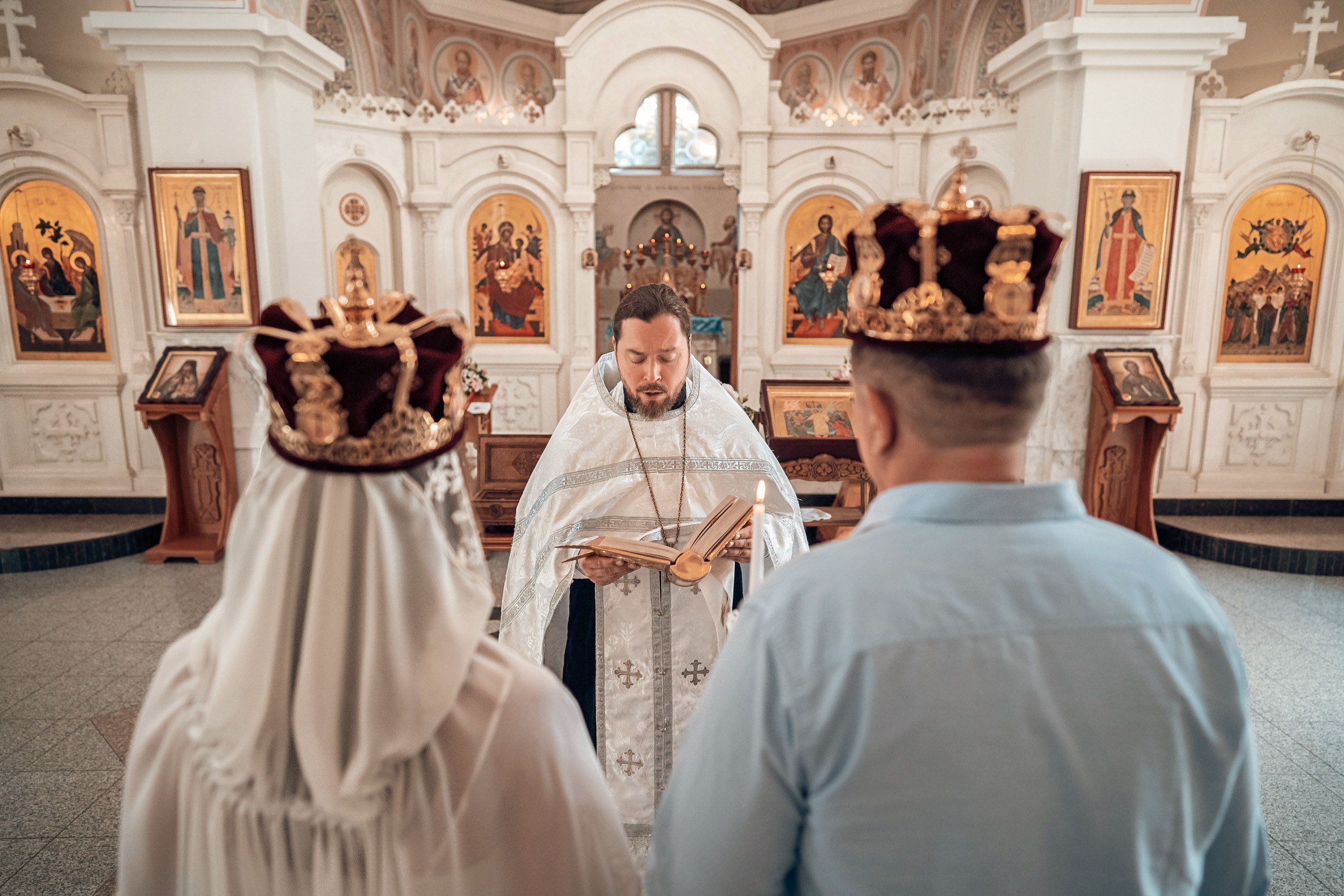 Венчание в храме Вознесения Господне г. Севастополь. Церковный фотограф Севастополь