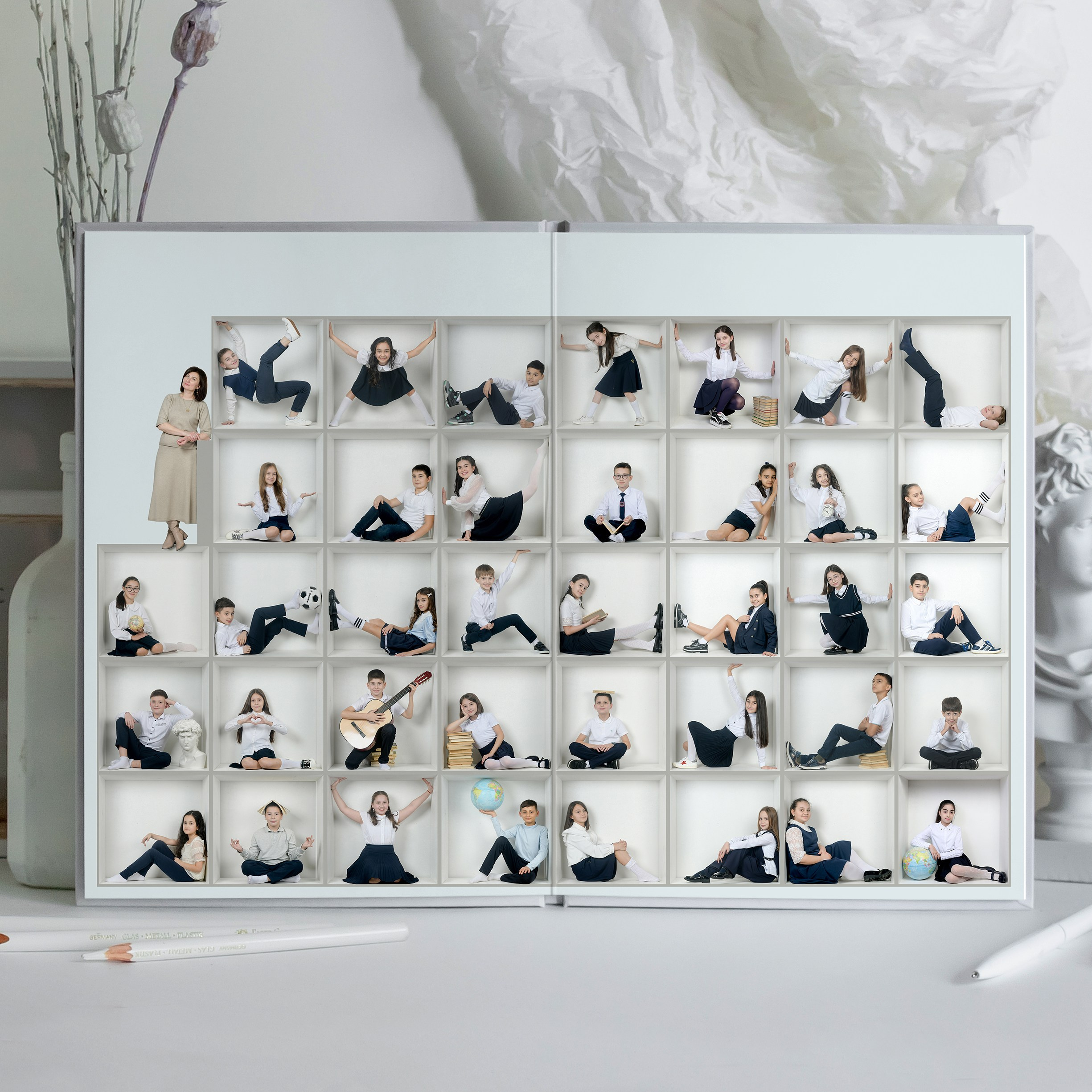 Кубы 1-4 класс. Первая школьная фотостудия Zoom-Zoom в городе Владикавказ