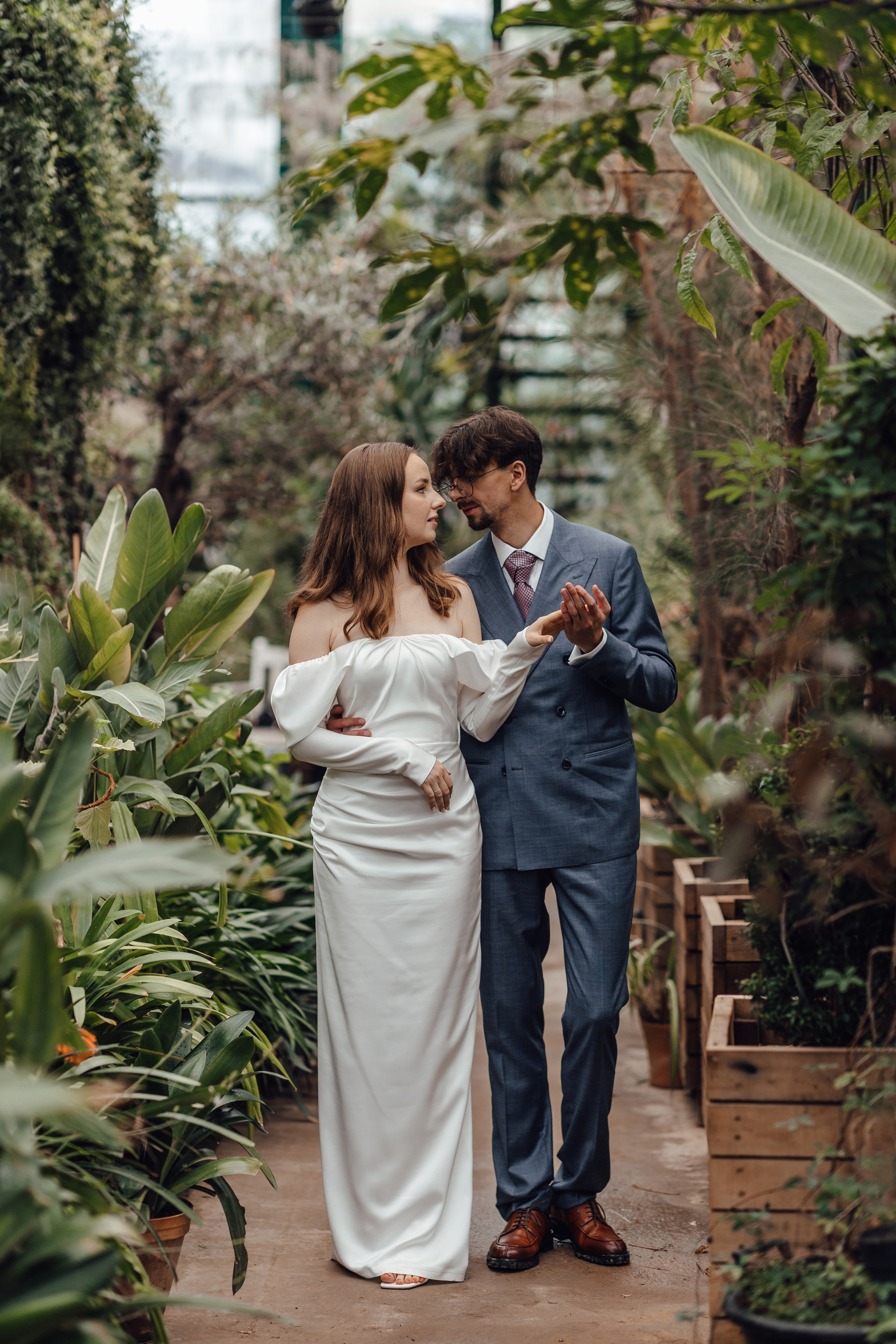 Свадебная фотосессия в Оранжерее в Москве