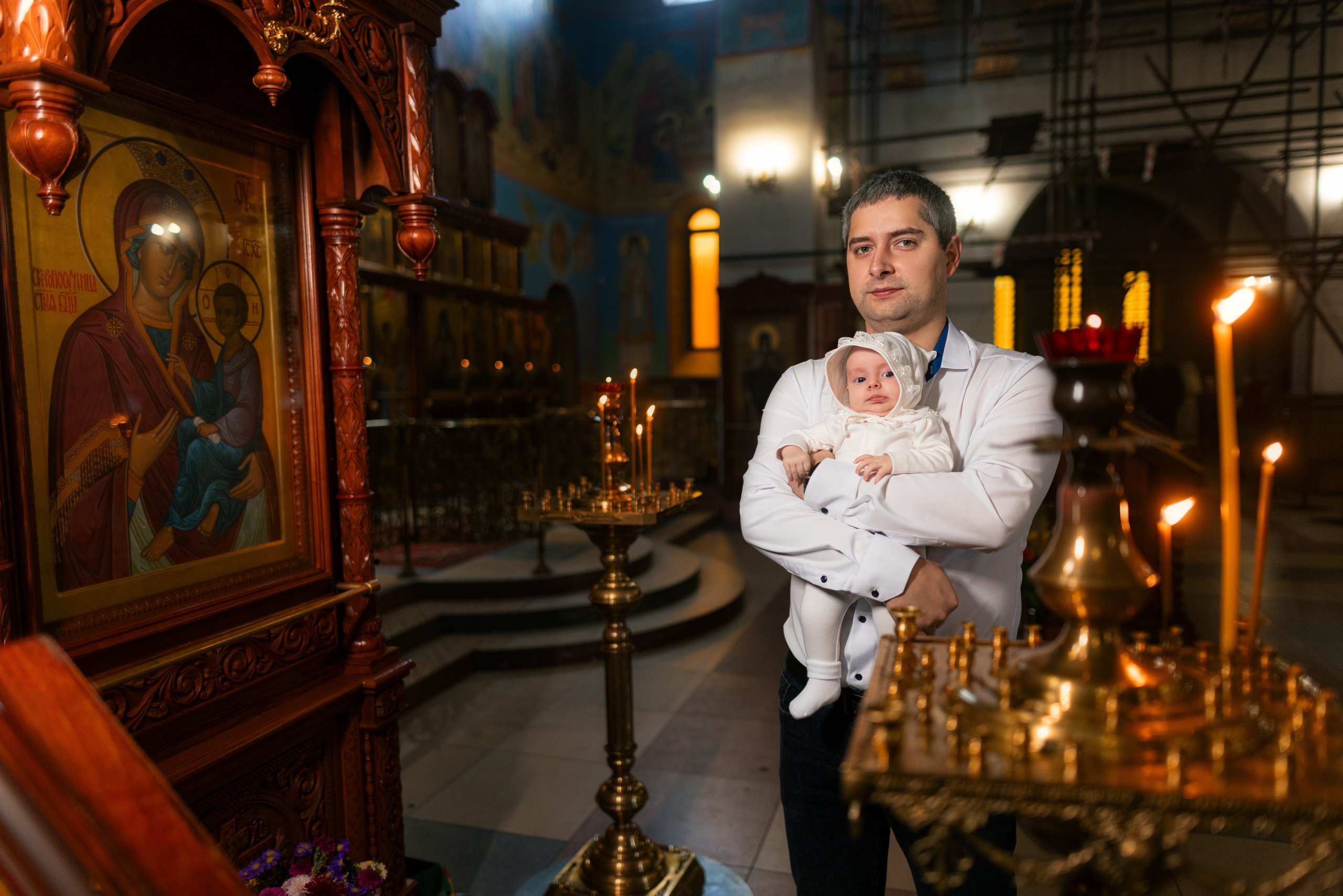 Крещение Алины. Дмитрий Шульгин, портретный фотограф в Воронеже