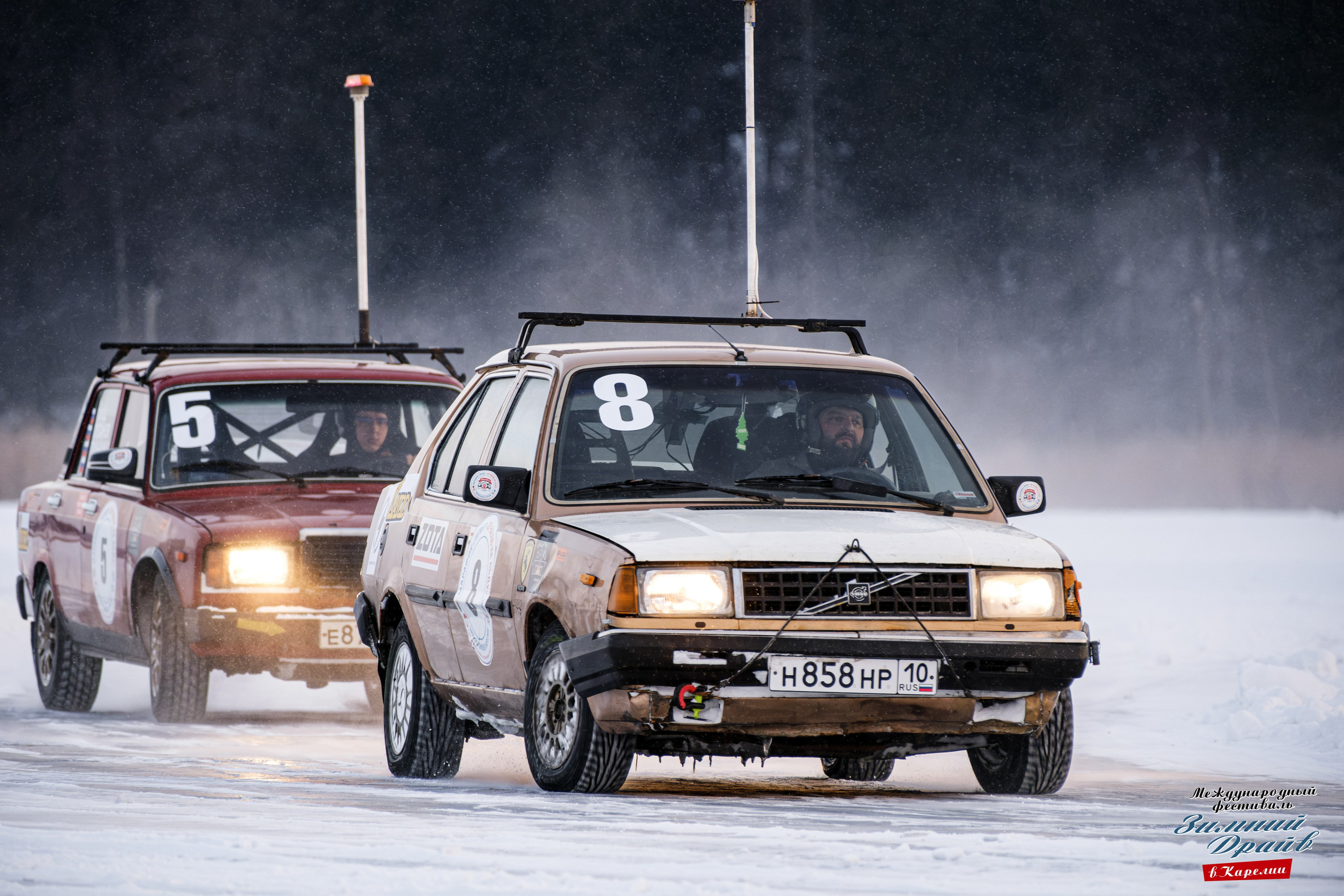 «Зимний Драйв в Карелии» Авто Марафон-гигант «25 часов на льду» Илона Накутис, Николай Грязин, джимхана, фотограф Антон Медведев, icoguar, Сортавала, Карелия
