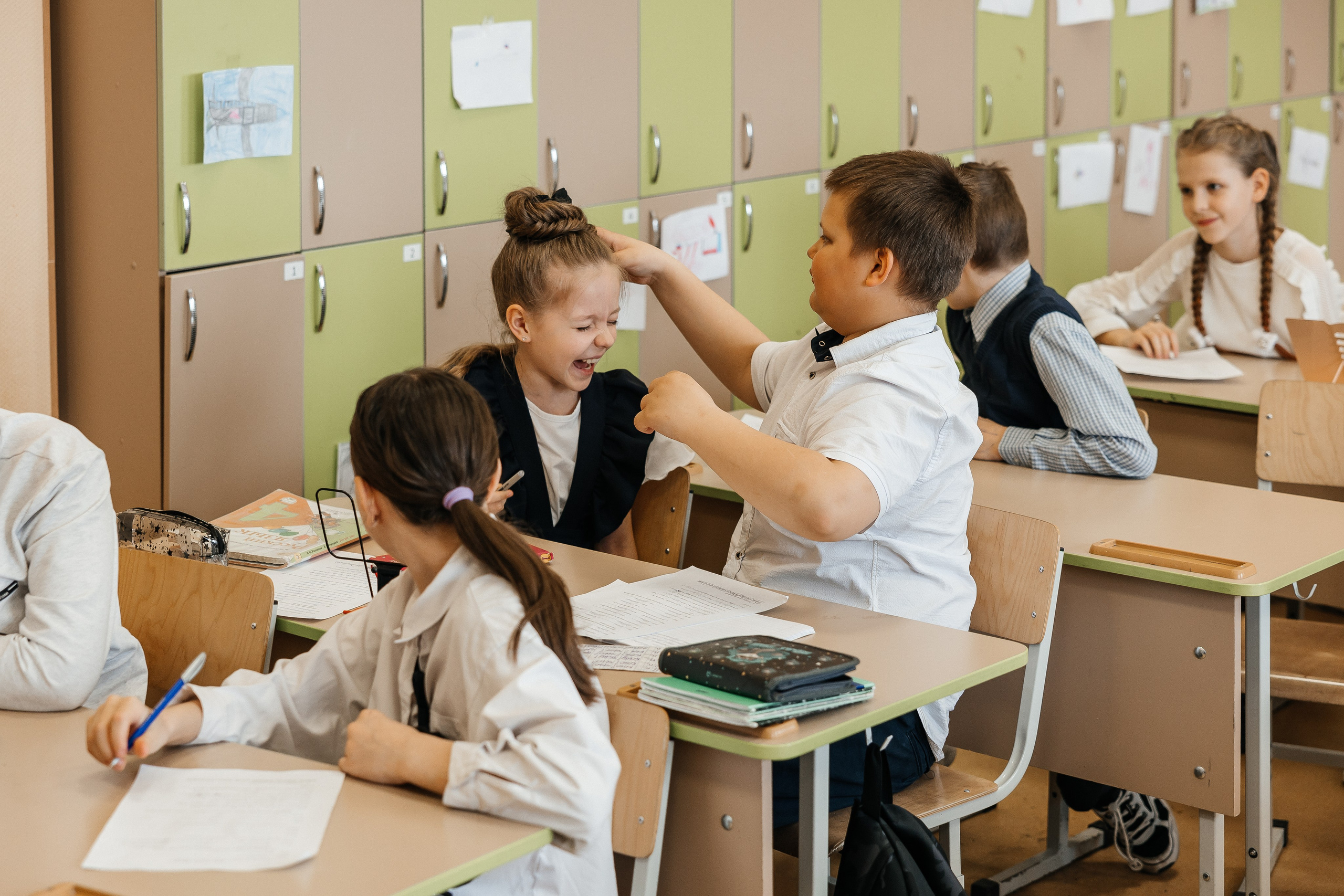 День в школе. Женский и событийный фотограф в Новосибирске Оксана Чумакова
