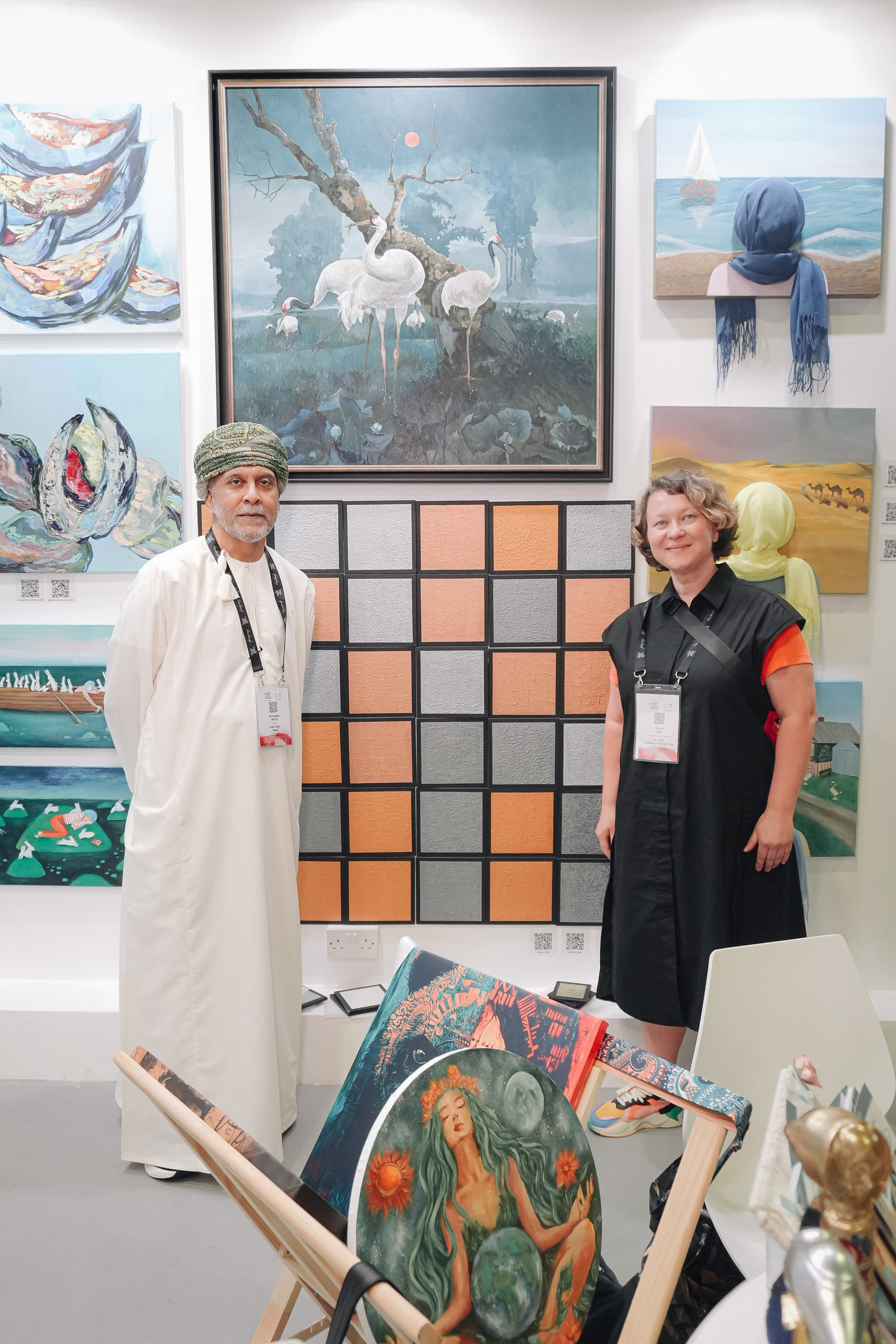 WORLD ART DUBAI 2025. Художник Анастасия Кисткина, Петербург