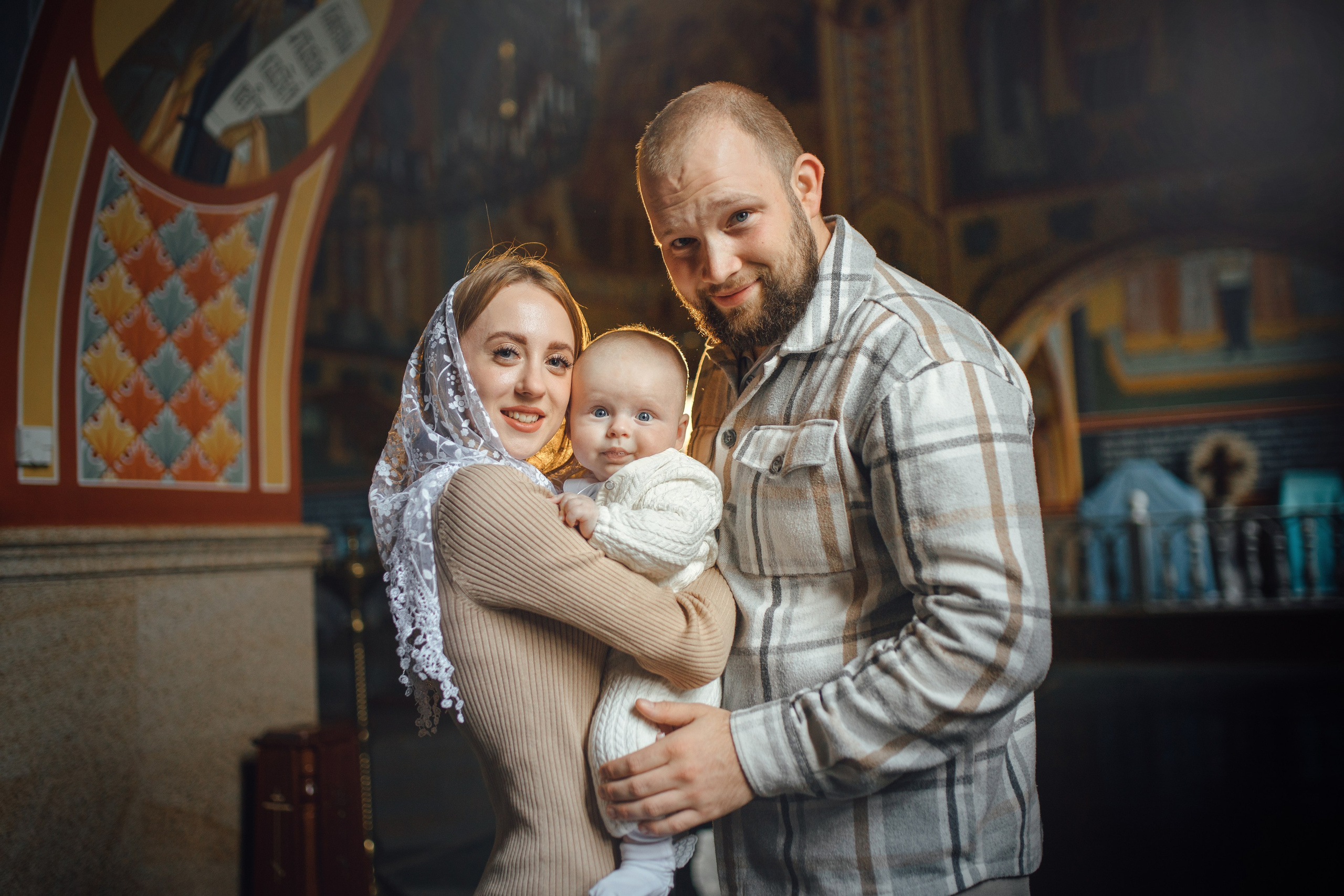 Таинство крещения Ярослава, храм Рождества Христова, Стиклево