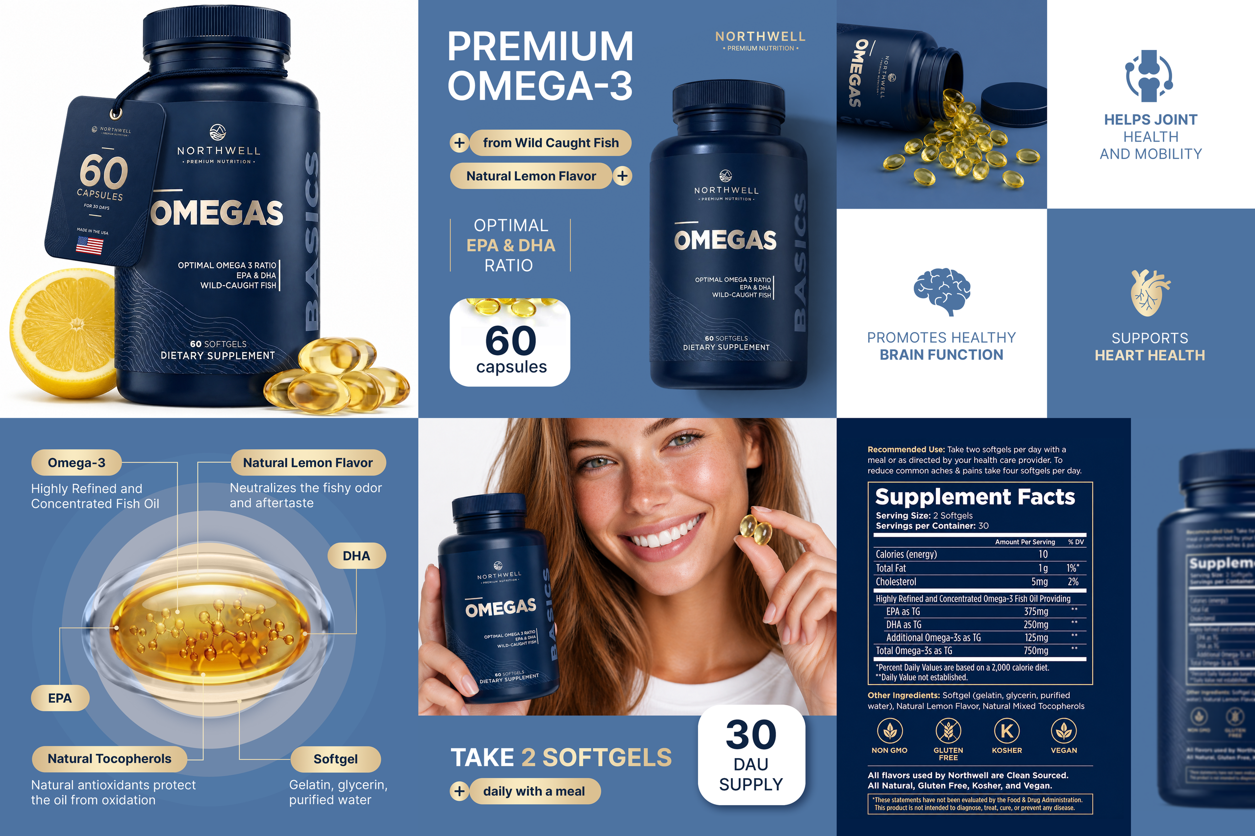 Amazon Listing Design Portfolio | Infographics & A+ Premium EBC