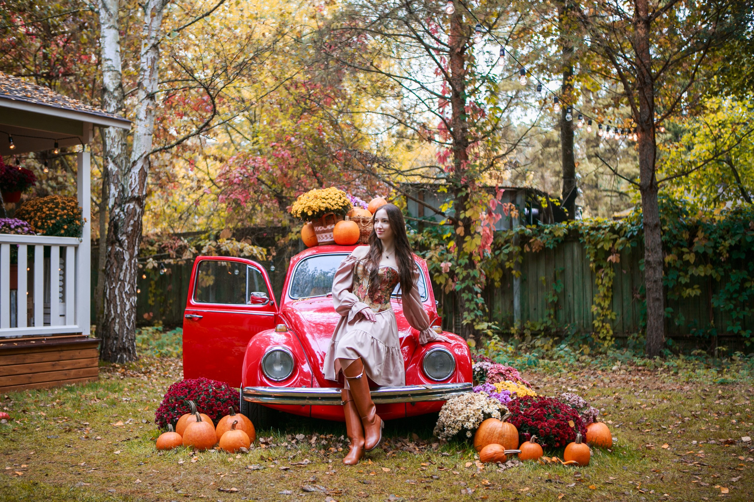 Осенняя фотосессия с тыквами, детская фотосессия с тыквами. Семейный и детский фотограф в Москве Мария Быкова
