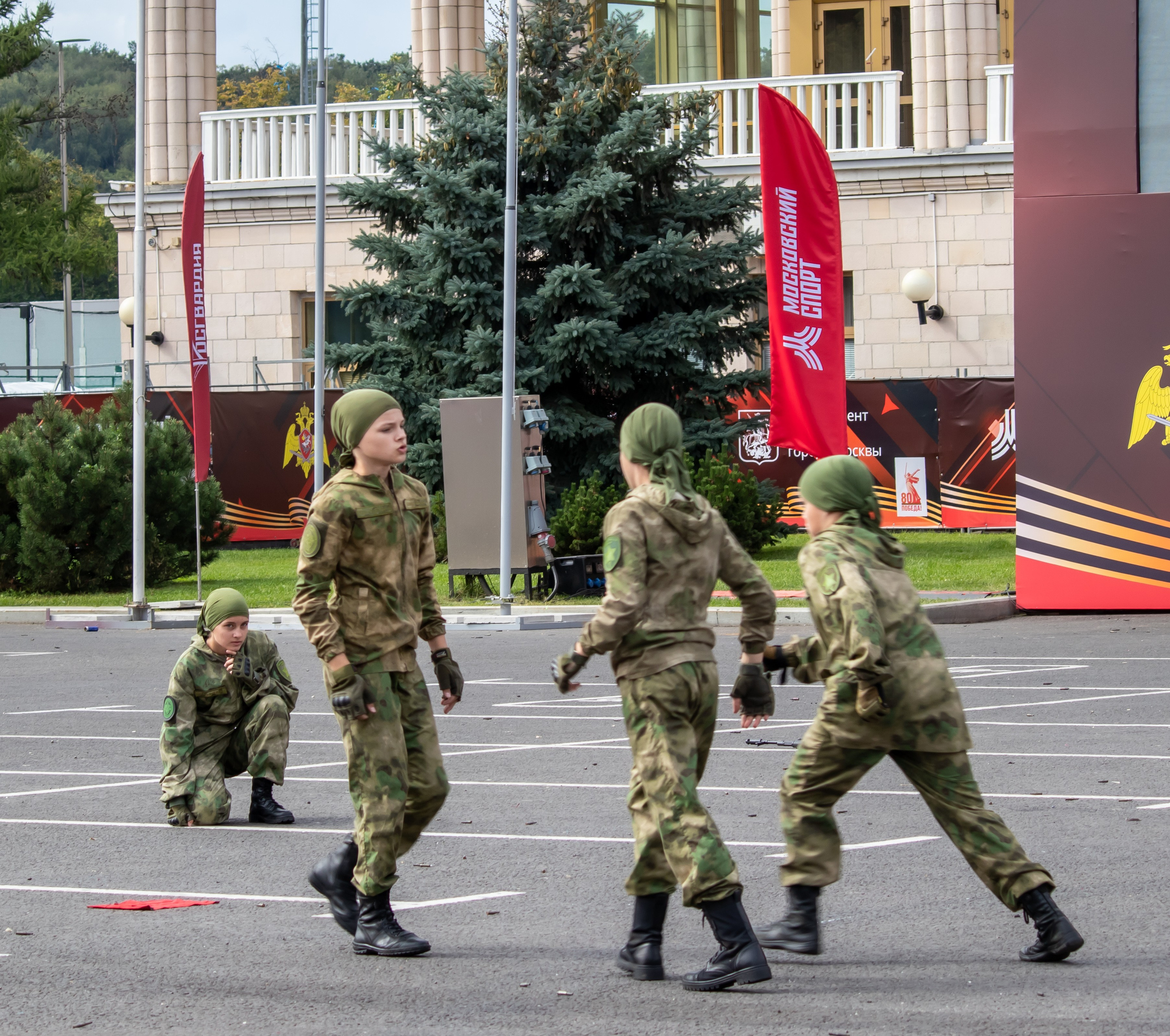 Военно-спортивный фестиваль Росгвардии в Лужниках