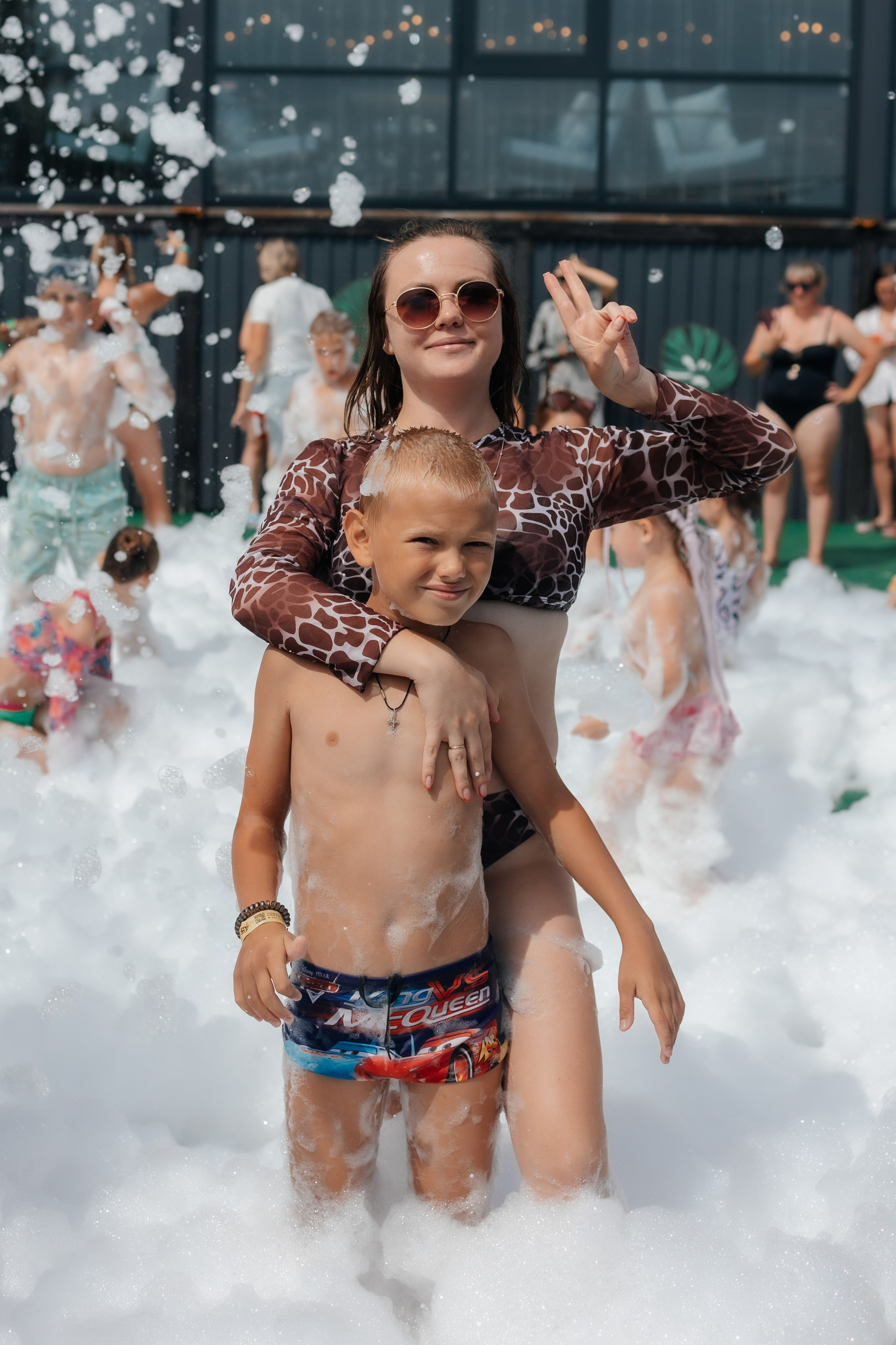 15 июля/Пенная дискотека/Малибу. Семейный и детский фотограф в Славгороде Анастасия Винс