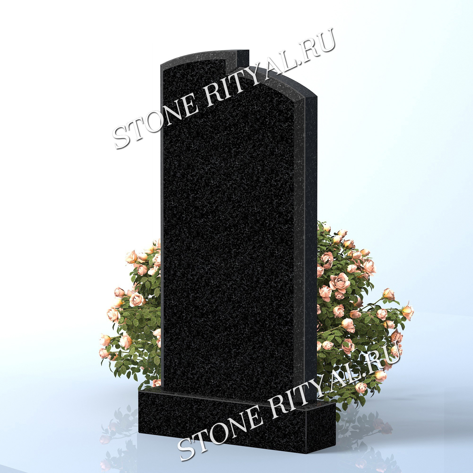 Вертикальные памятники прямые. Изготовление и установка памятников в Москве и МО