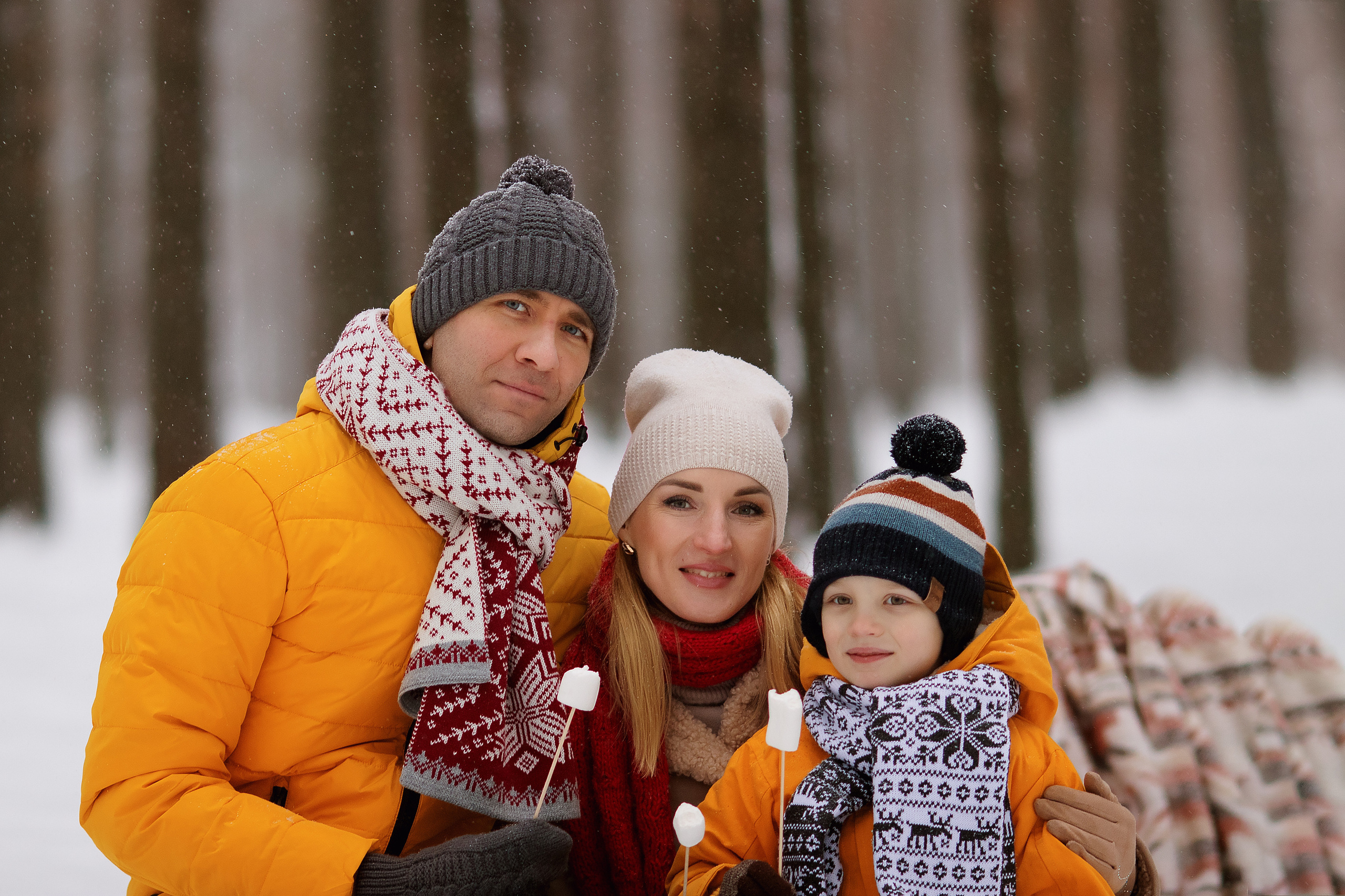 Зимняя фотосессия на прусовских карьерах. Семейный и детский фотограф в Ярославле Абрамов Артём