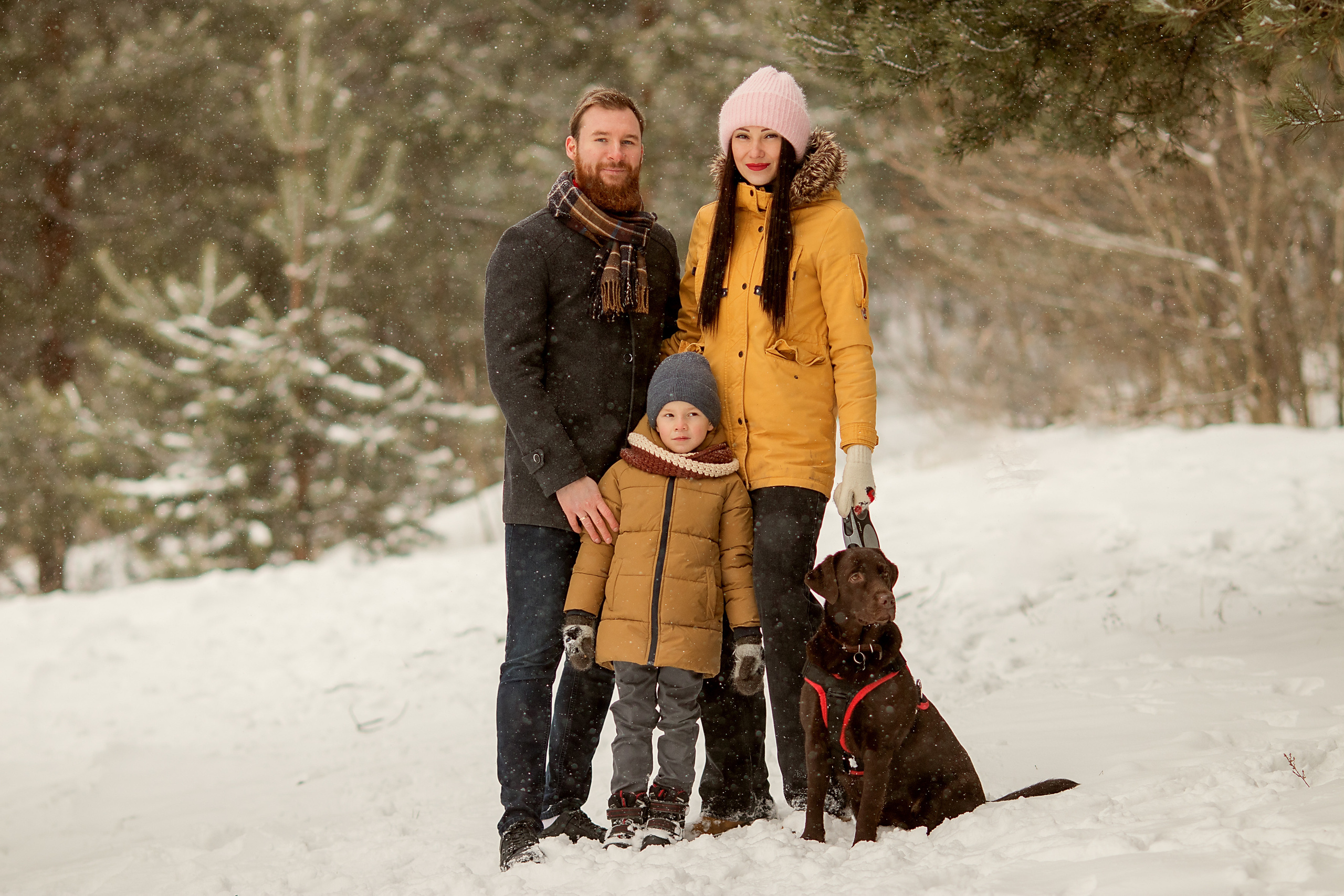 Зимняя фотосессия на прусовских карьерах. Семейный и детский фотограф в Ярославле Абрамов Артём