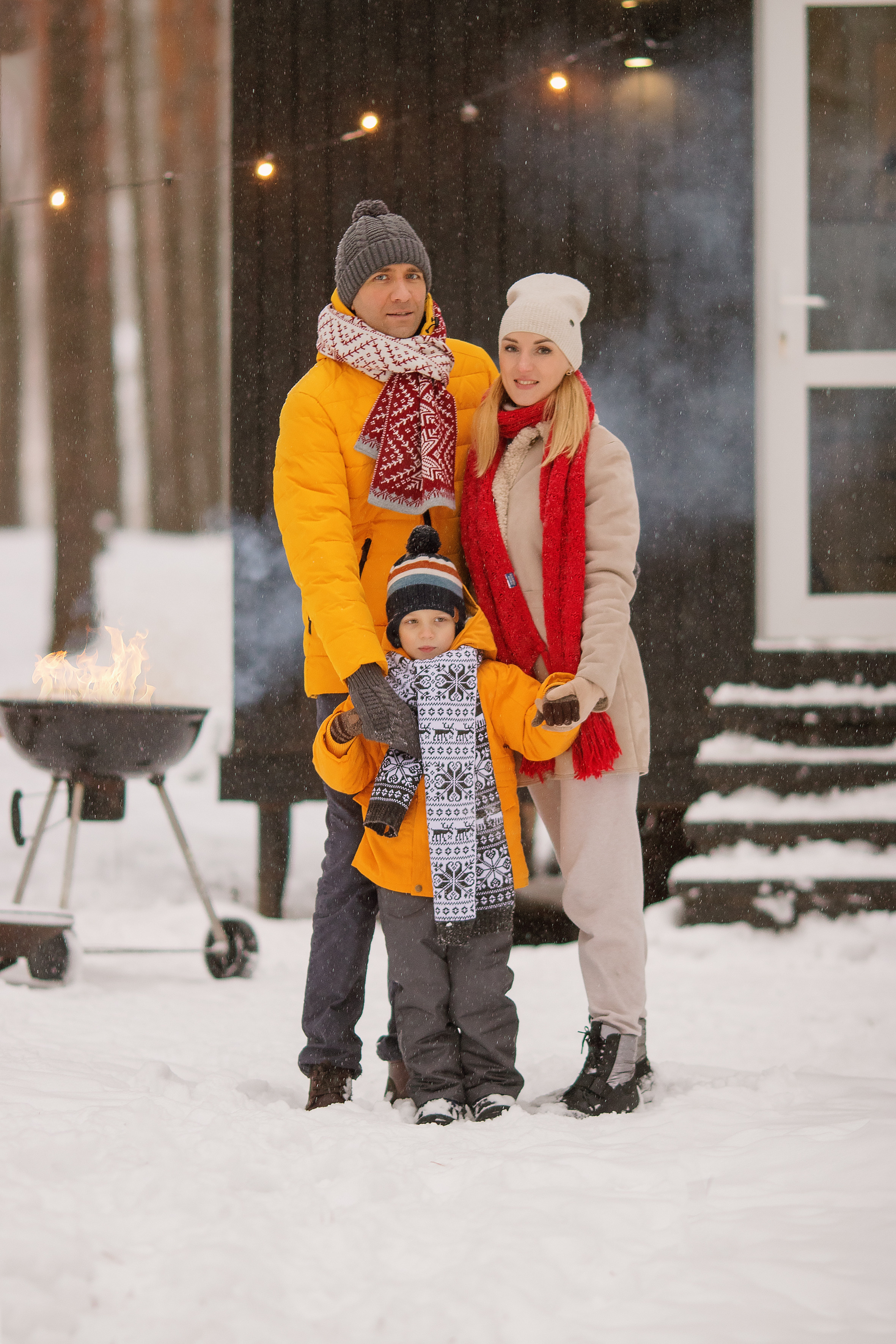 Зимняя фотосессия на прусовских карьерах. Семейный и детский фотограф в Ярославле Абрамов Артём