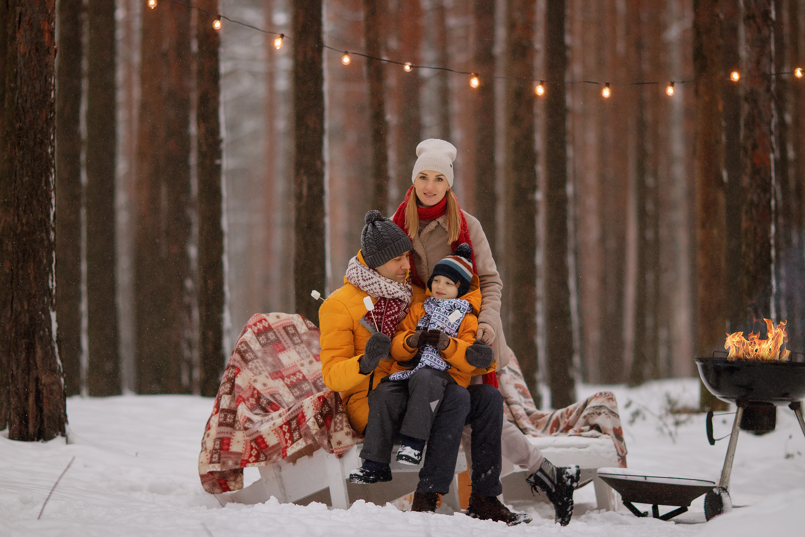 Зимняя фотосессия на прусовских карьерах. Семейный и детский фотограф в Ярославле Абрамов Артём